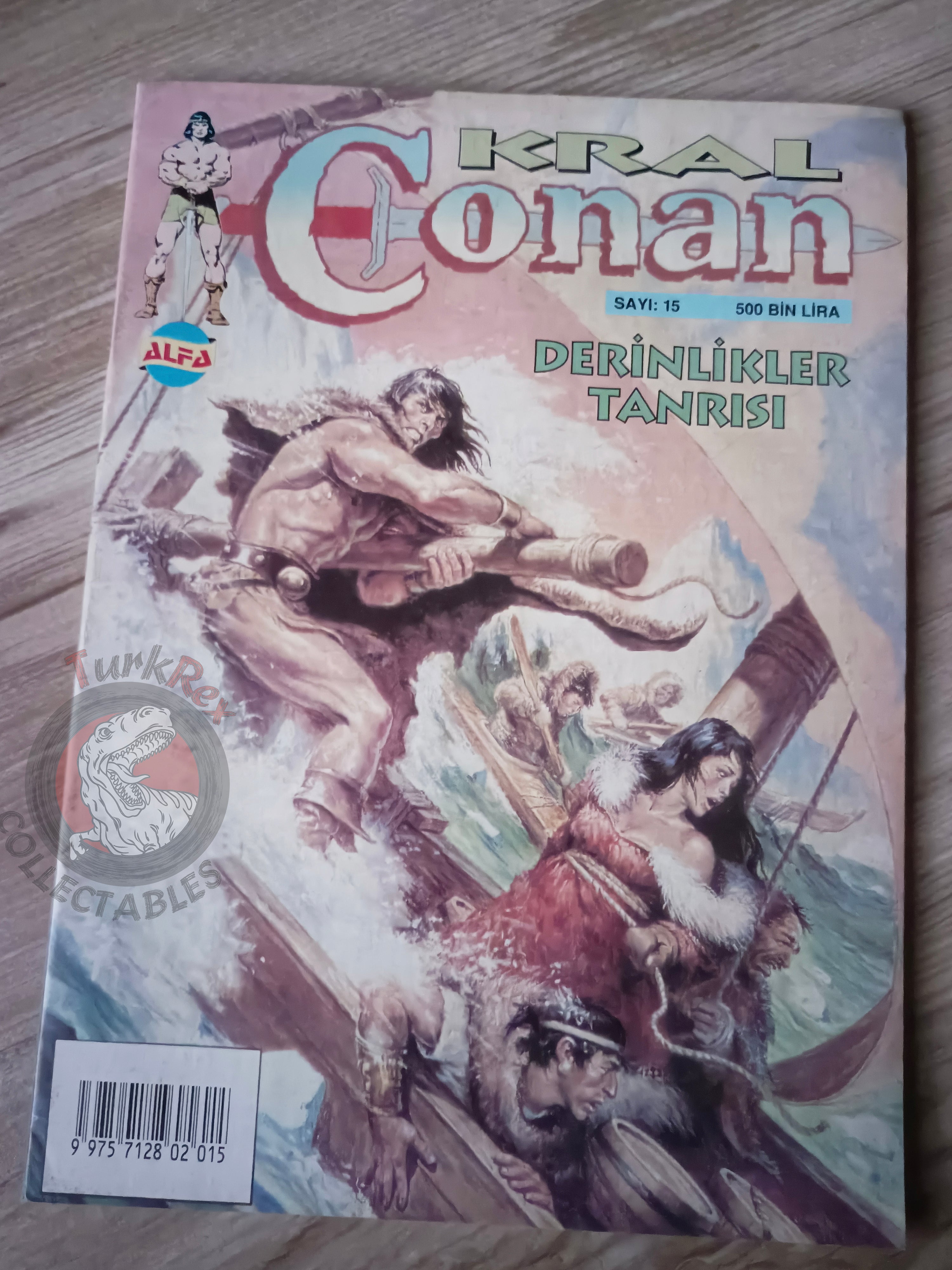 Kral Conan #15 The Savage Sword of #168 Turkish Comic Turkey
