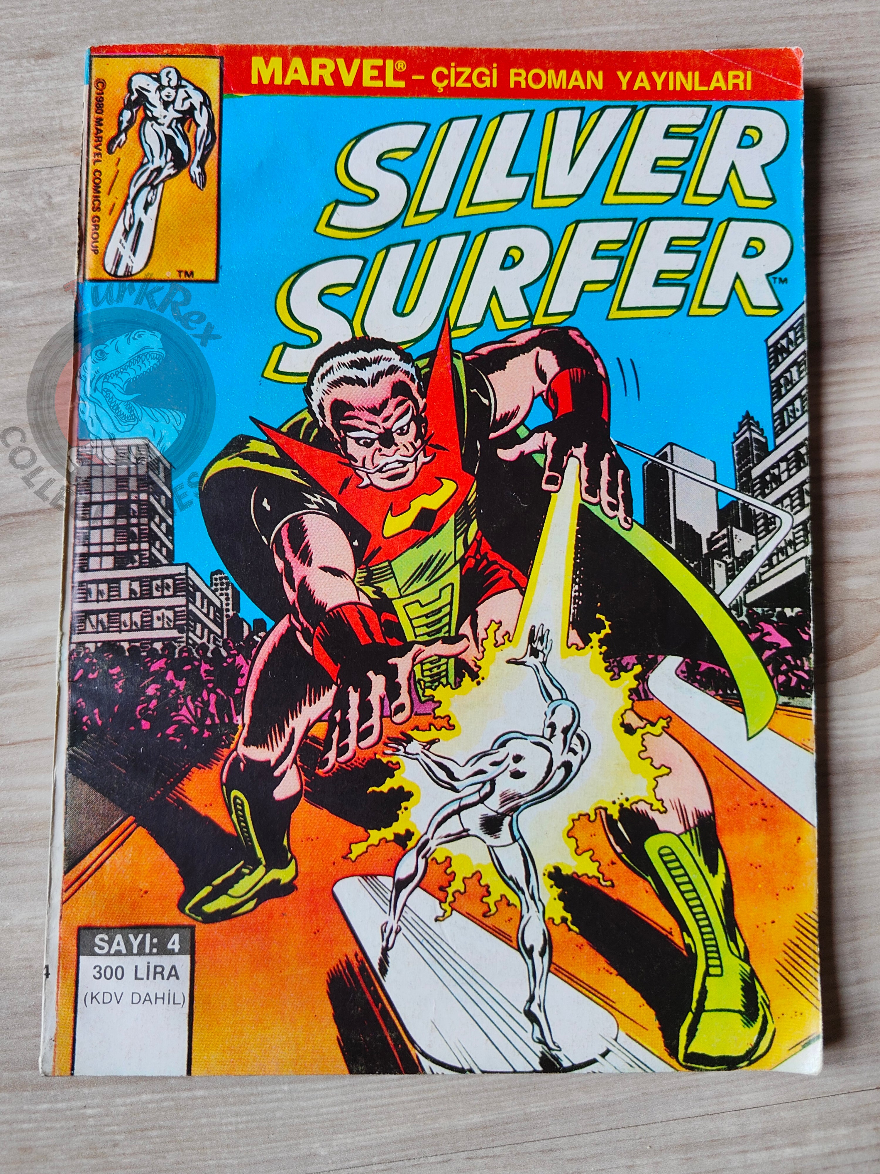 Silver Surfer #4 1987 Turkish Comic Turkey #5 #6 Fantasy Masterpieces #5