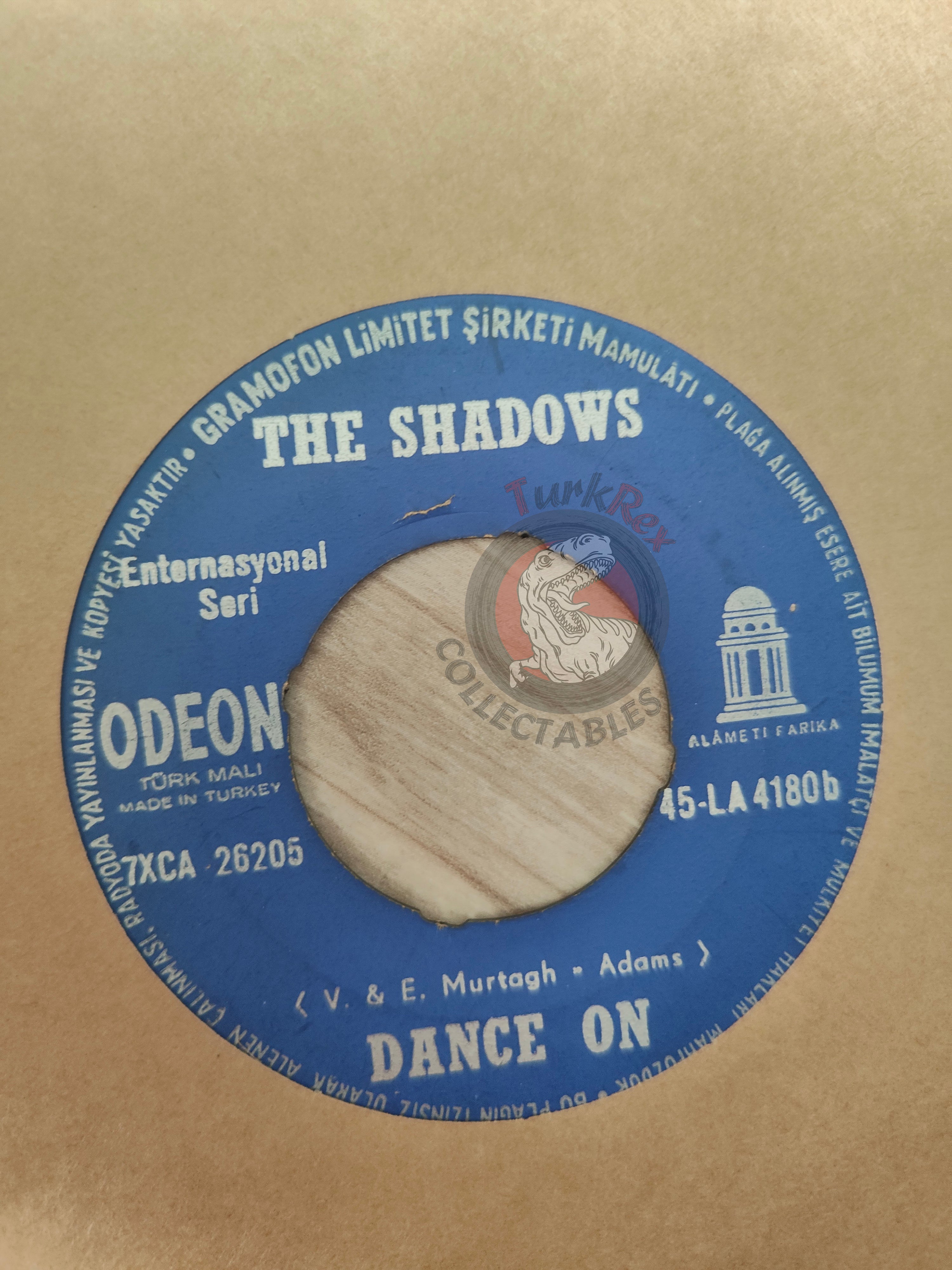 The Shadows – All Day / Dance On 7" Turkish Pressing Vinyl Turkey Edition