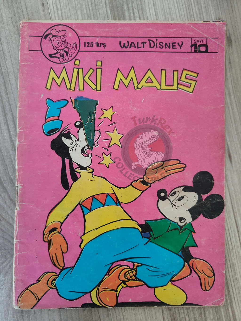 Mickey Mouse Mag #10 1970 Turkish Comic Turkey Walt Disney Donald Duck
