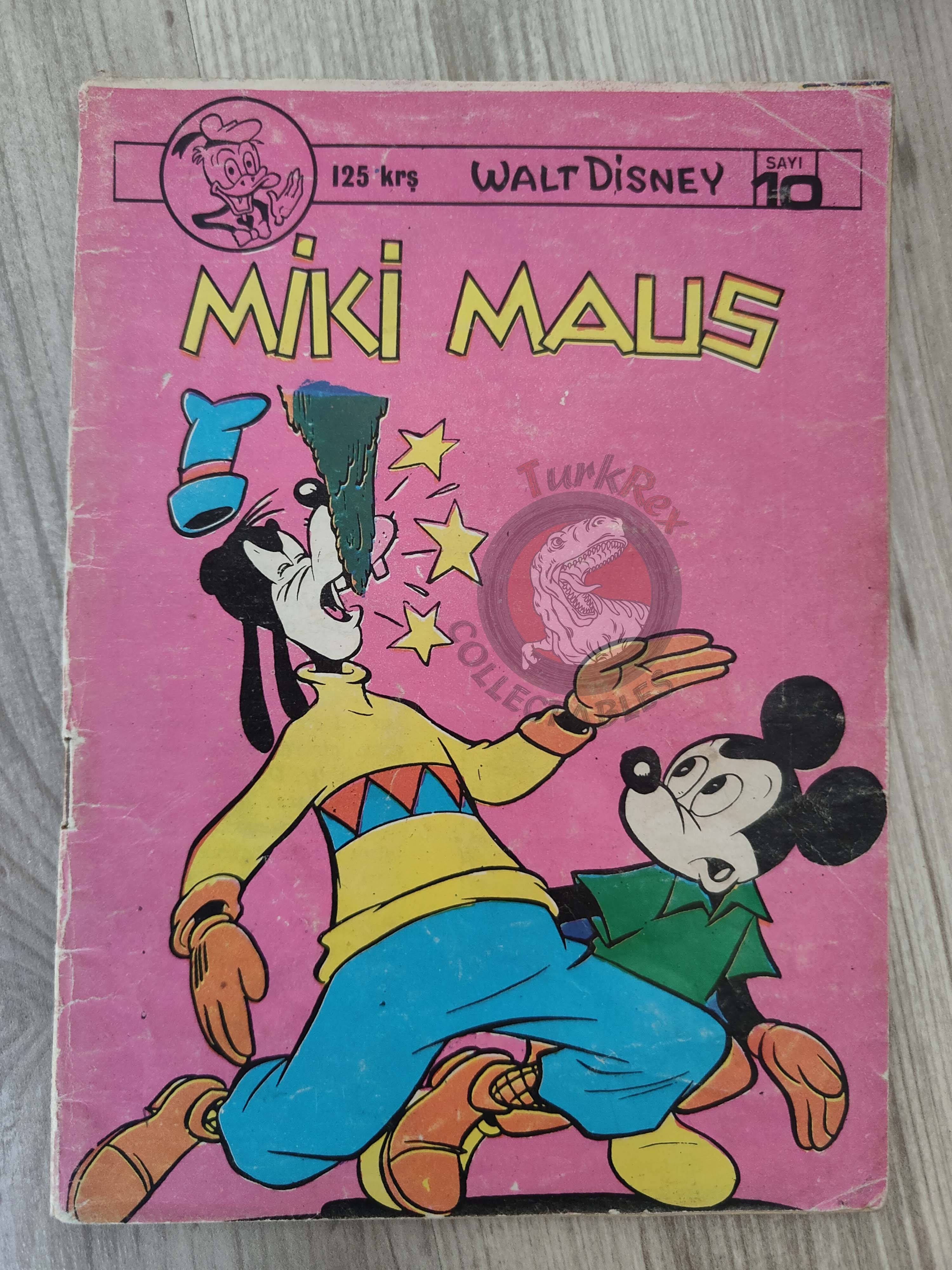 Mickey Mouse Mag #10 1970 Turkish Comic Turkey Walt Disney Donald Duck