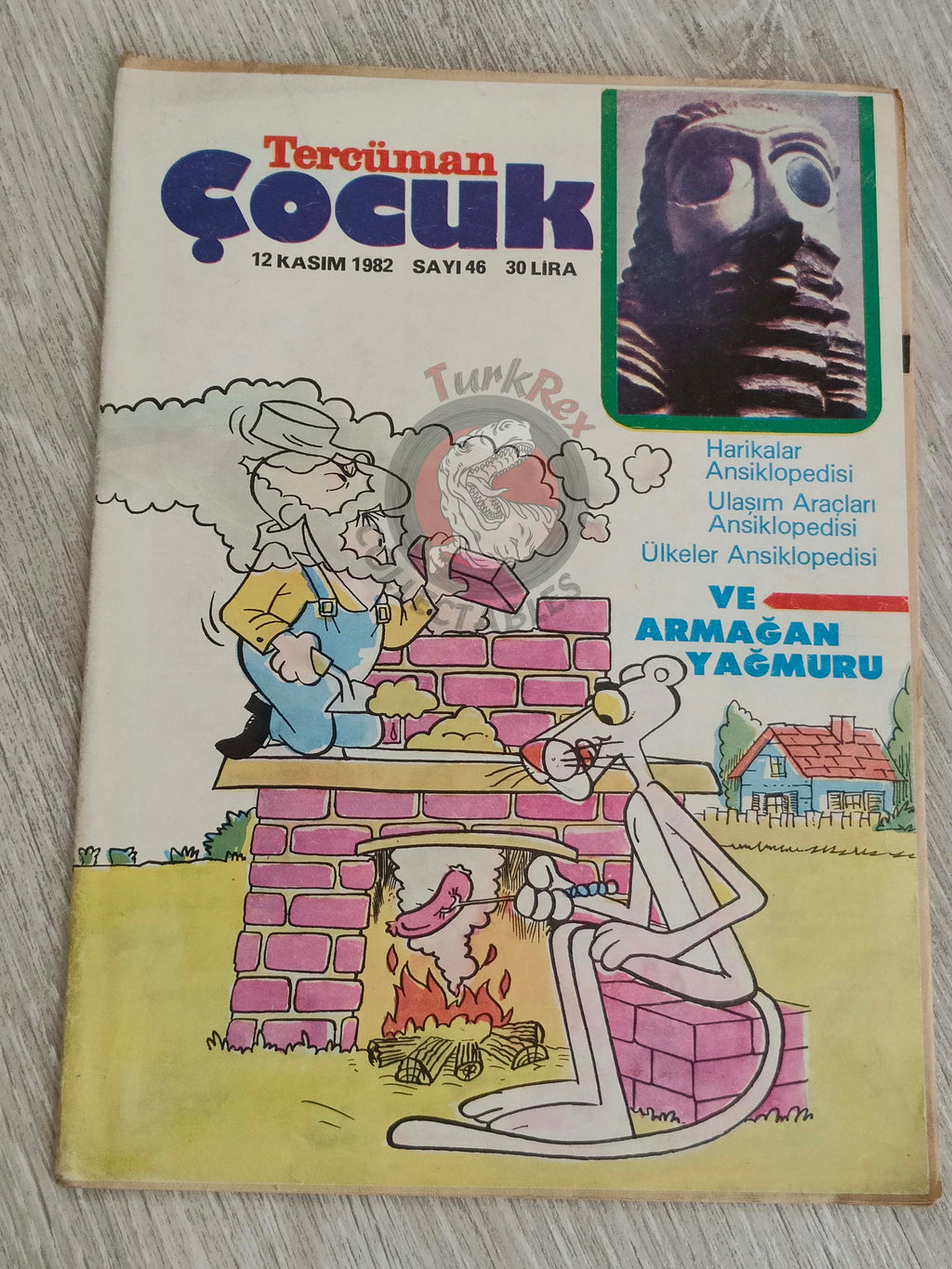 Tercüman Çocuk #46 1982 Turkish Comic Turkey Star Wars #29 Pink Panther Tounga