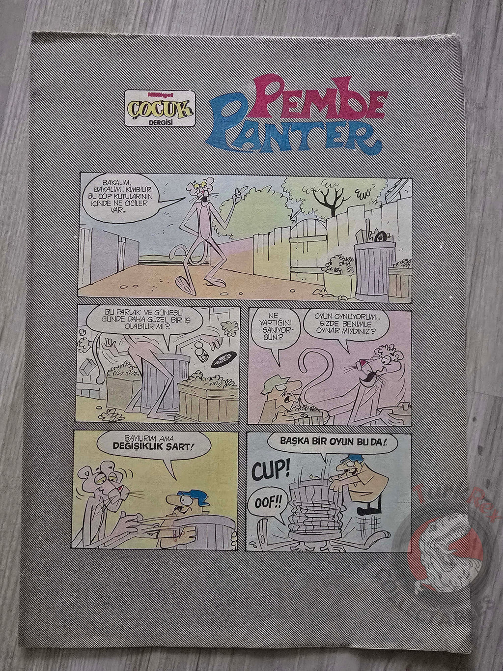 The Pink Panther 70s Turkish Comic Turkey Milliyet Çocuk