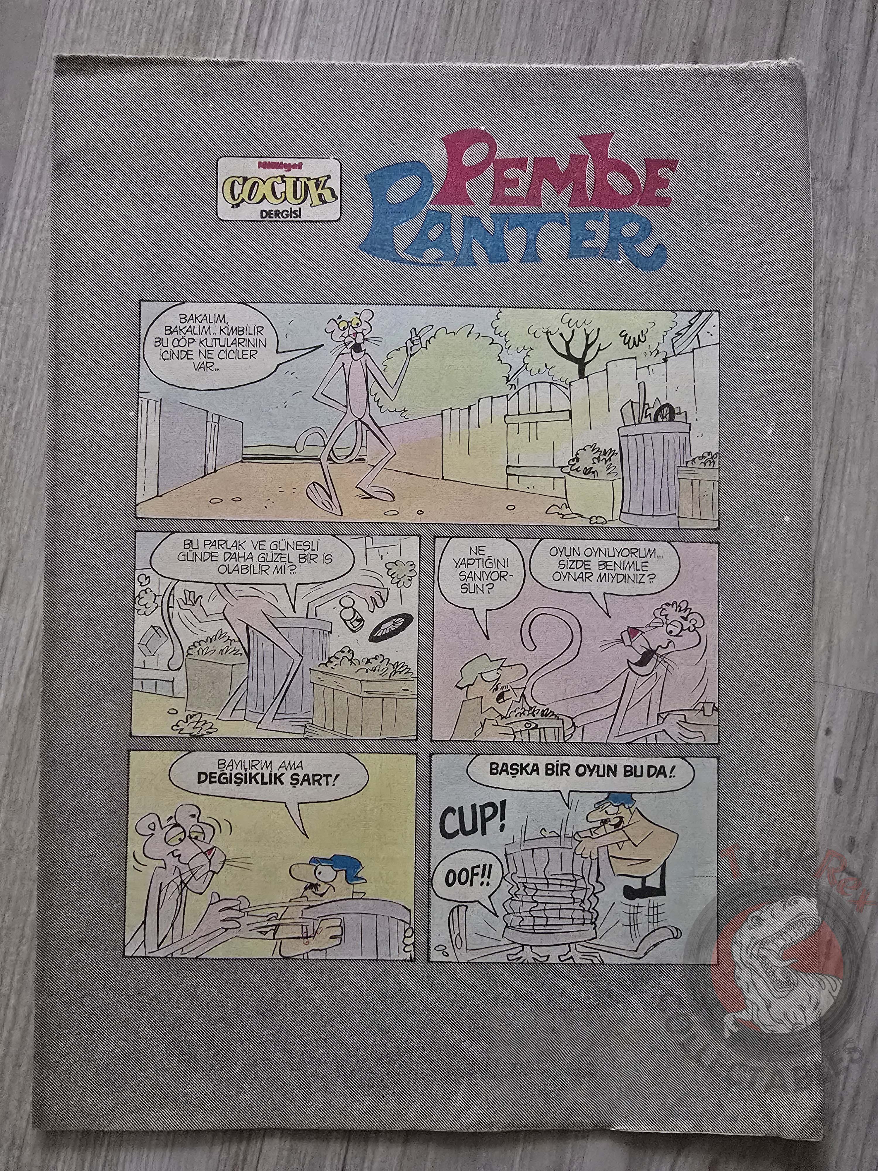 The Pink Panther 70s Turkish Comic Turkey Milliyet Çocuk