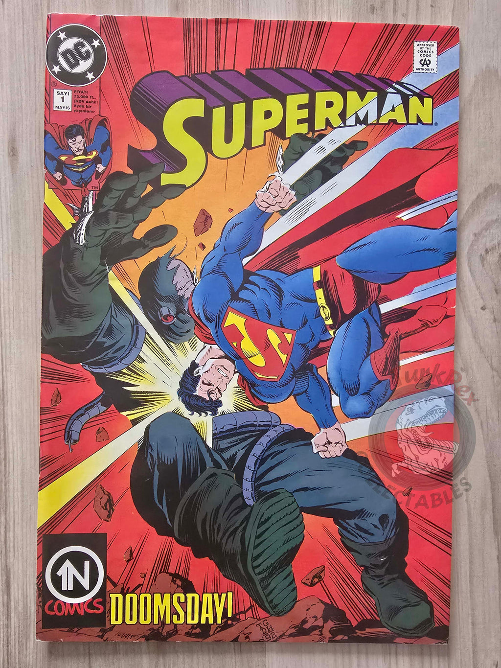 Superman #1 1996 Turkish Comic Turkey The Man of Steel #18 Justice League of America #69