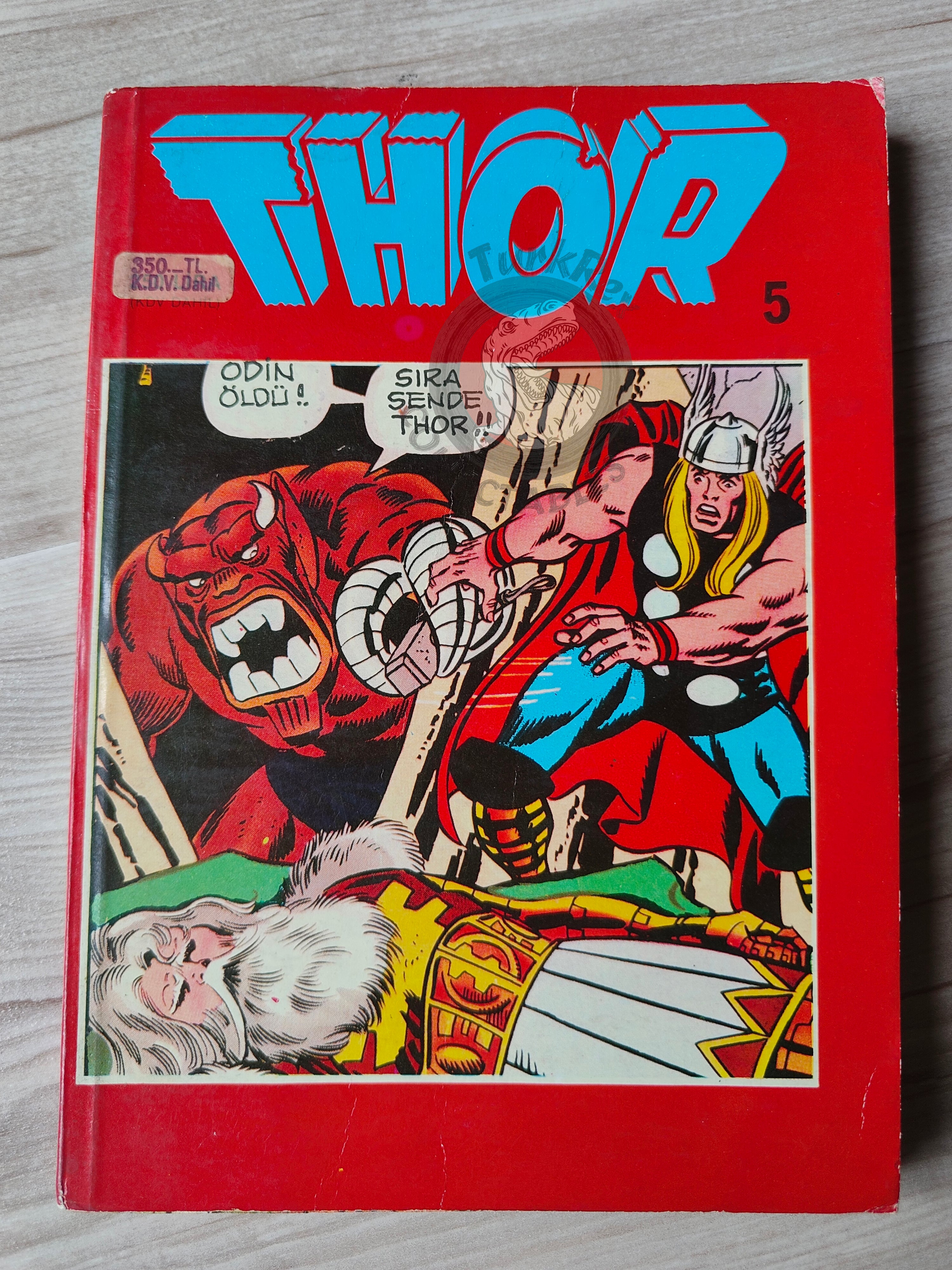 Thor #5 1985 Turkish Comic Turkey The Mighty Thor #197–200 Ragnarok