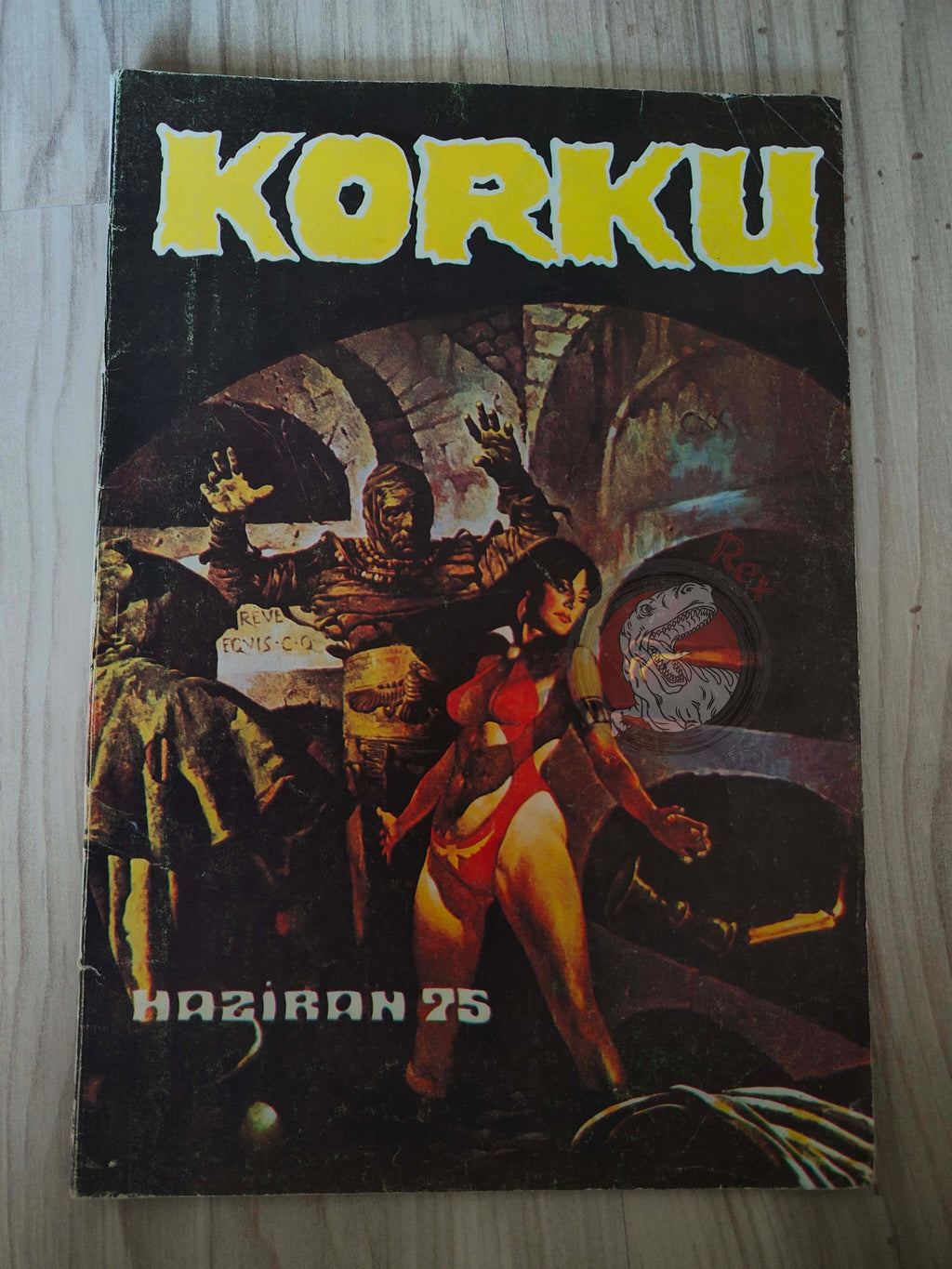 Korku June 1975 Turkish Comic Turkey Vampirella #38 Warren Creepy Eerie