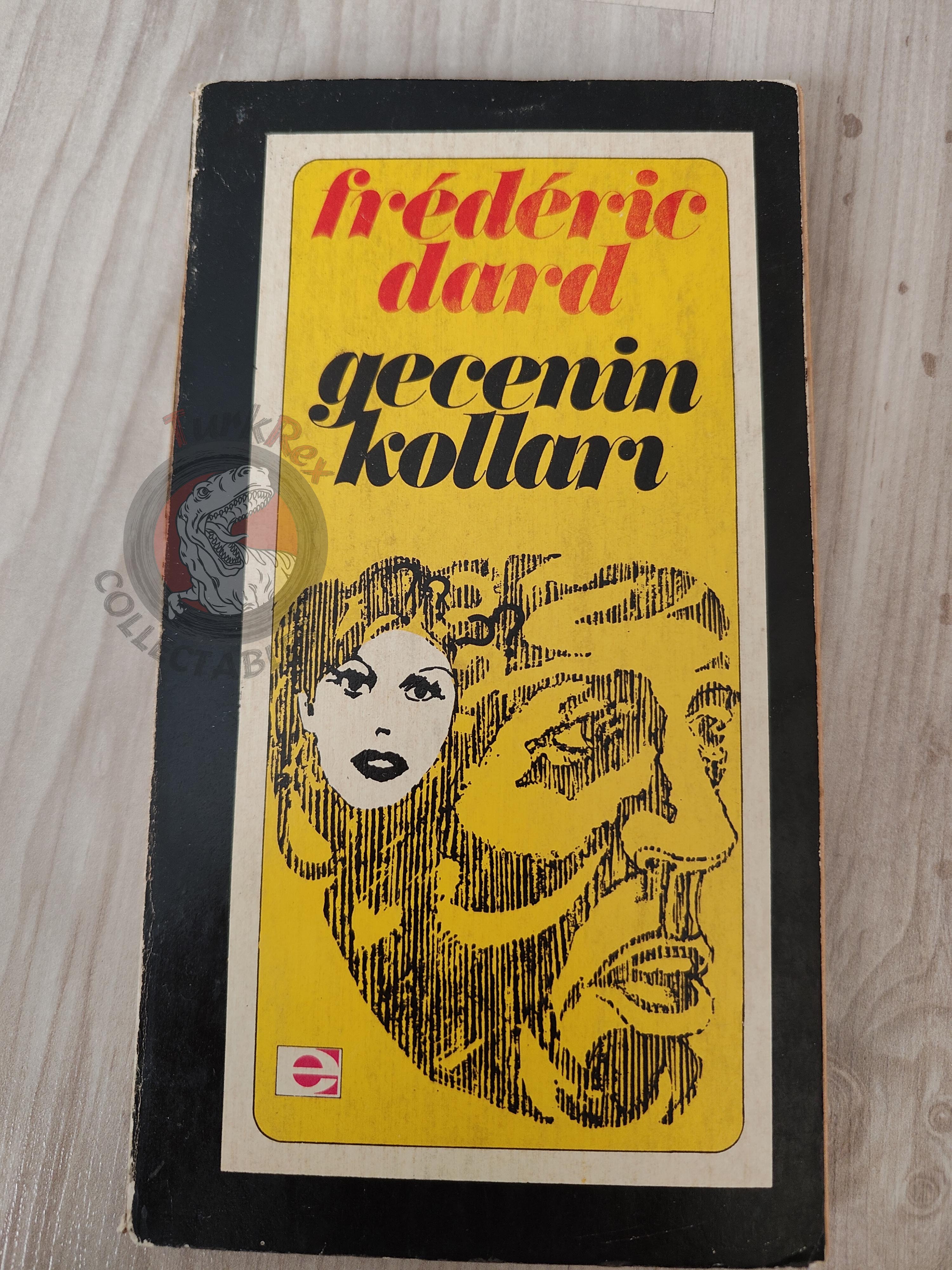 Frédéric Dard – Les Bras de la Nuit 1974 1st Turkish Book Turkey