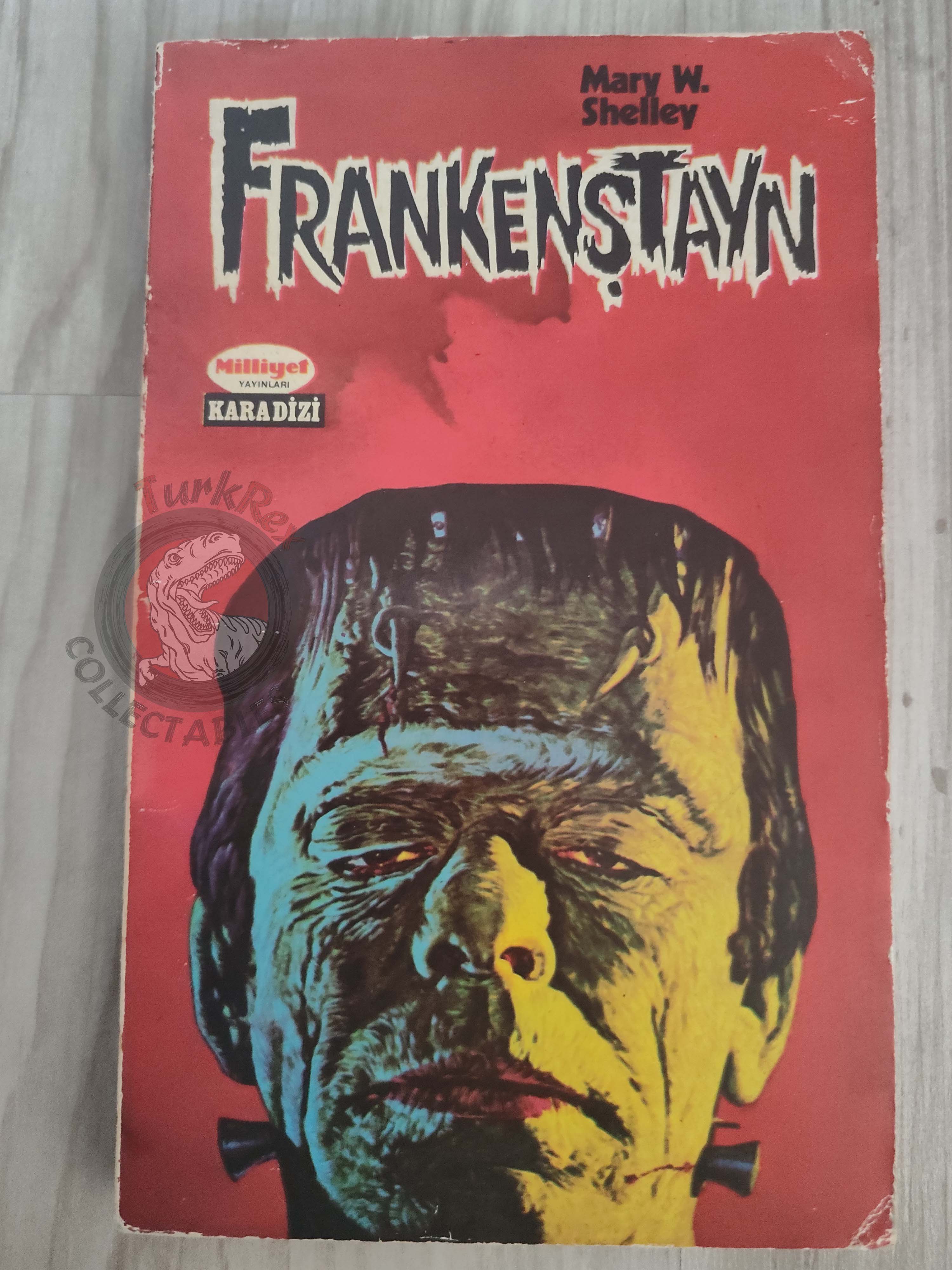 Mary Shelley – Frankenstein 1971 1st Turkish Book Turkey