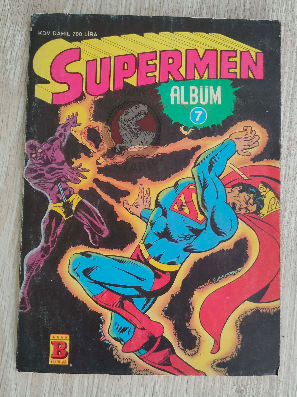 Superman Album #7 Turkish Comic Turkey Ehapa #7 #402 Super Friends #30