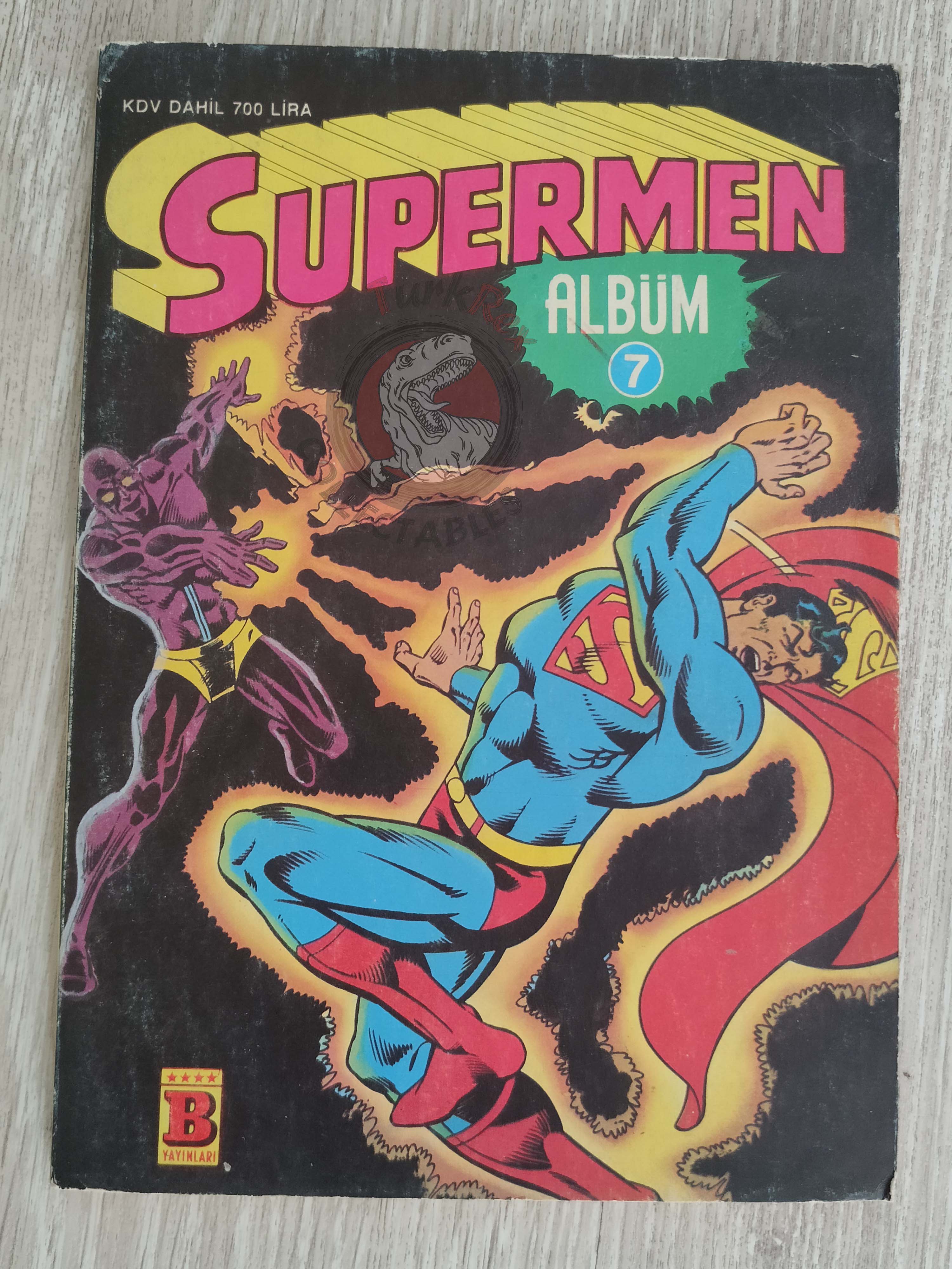 Superman Album #7 Turkish Comic Turkey Ehapa #7 #402 Super Friends #30