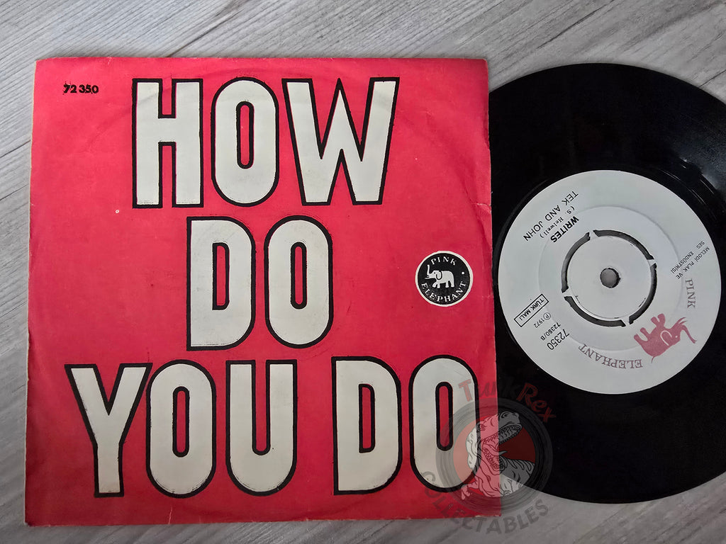 Tek And John – How Do You Do 7" Turkish Pressing Vinyl Turkey Edition