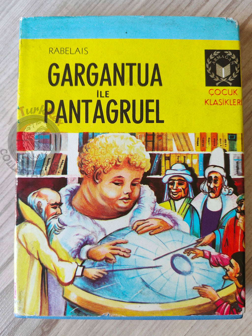 François Rabelais – Gargantua and Pantagruel 1974 HC/DJ Turkish Book Turkey Illustrated
