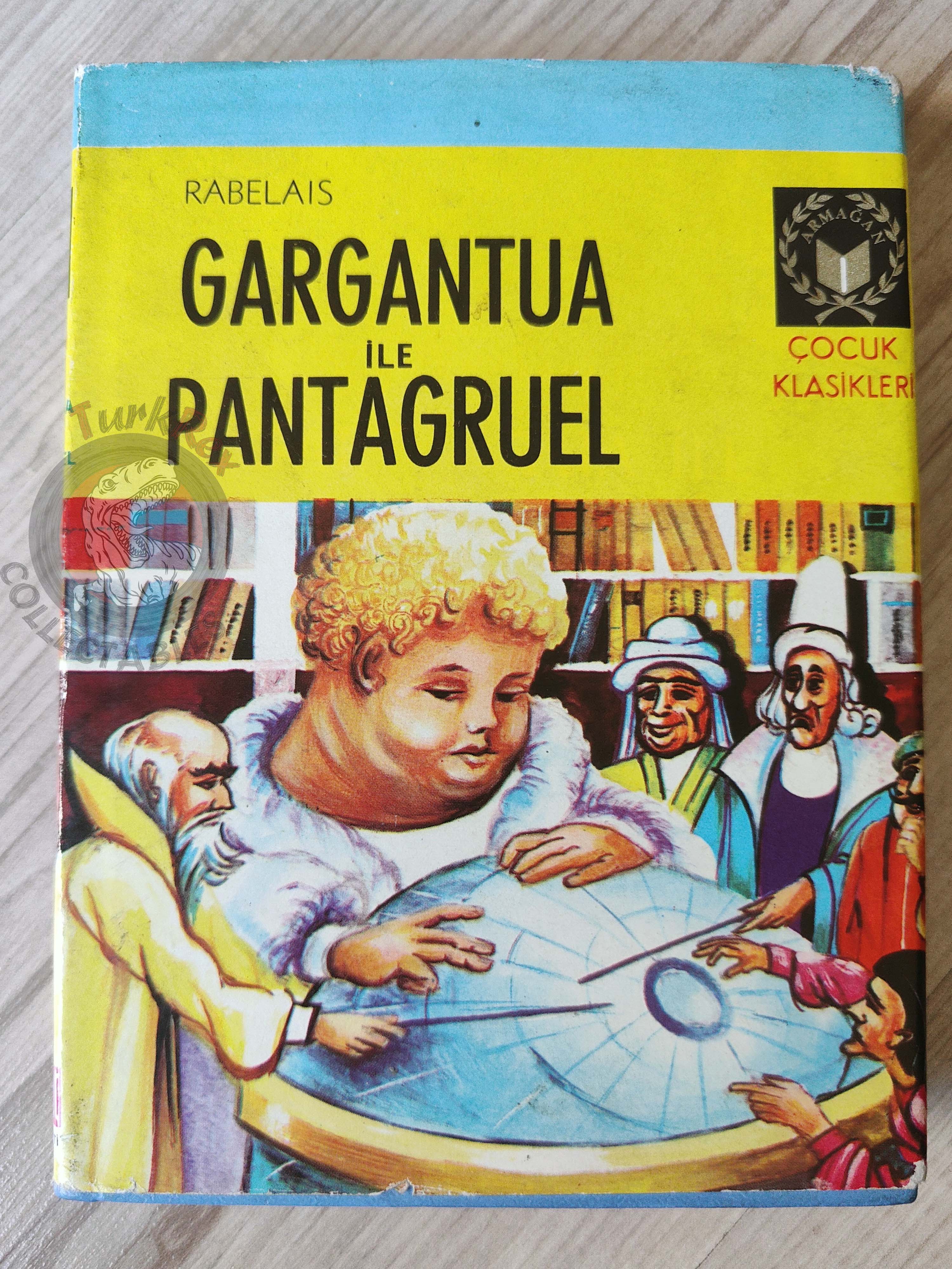 François Rabelais – Gargantua and Pantagruel 1974 HC/DJ Turkish Book Turkey Illustrated
