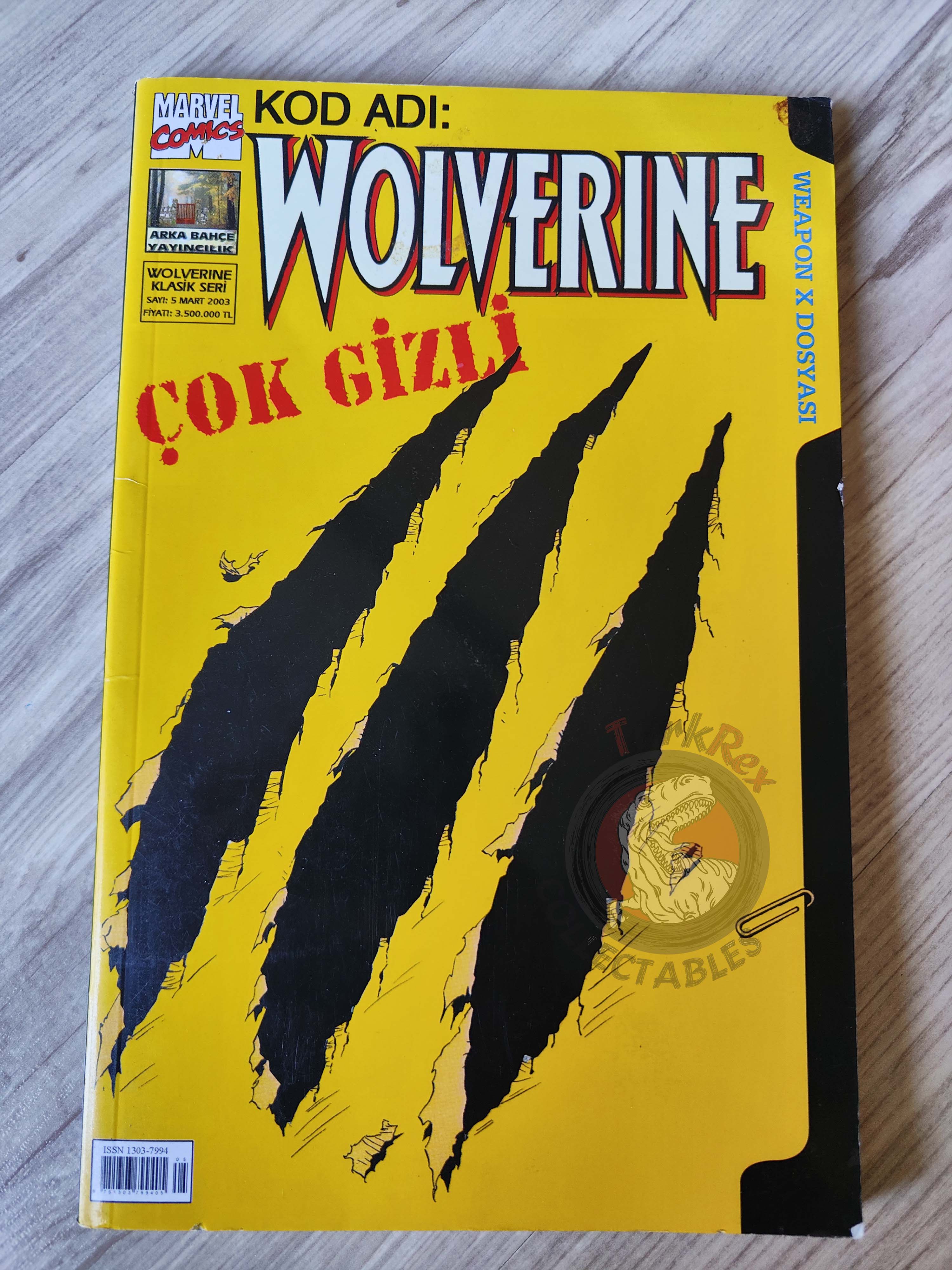 Wolverine #5 2003 Turkish Comic Turkey #40 #41 #42 #43 X-Men
