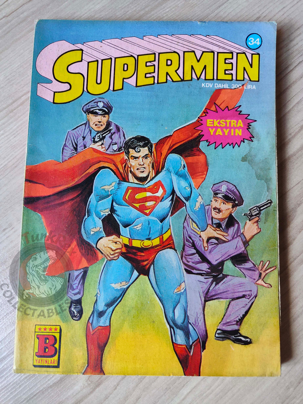 Superman #34 1984 Turkish Comic Turkey Blackhawk DC Comics presents #69 Superboy #32 #33