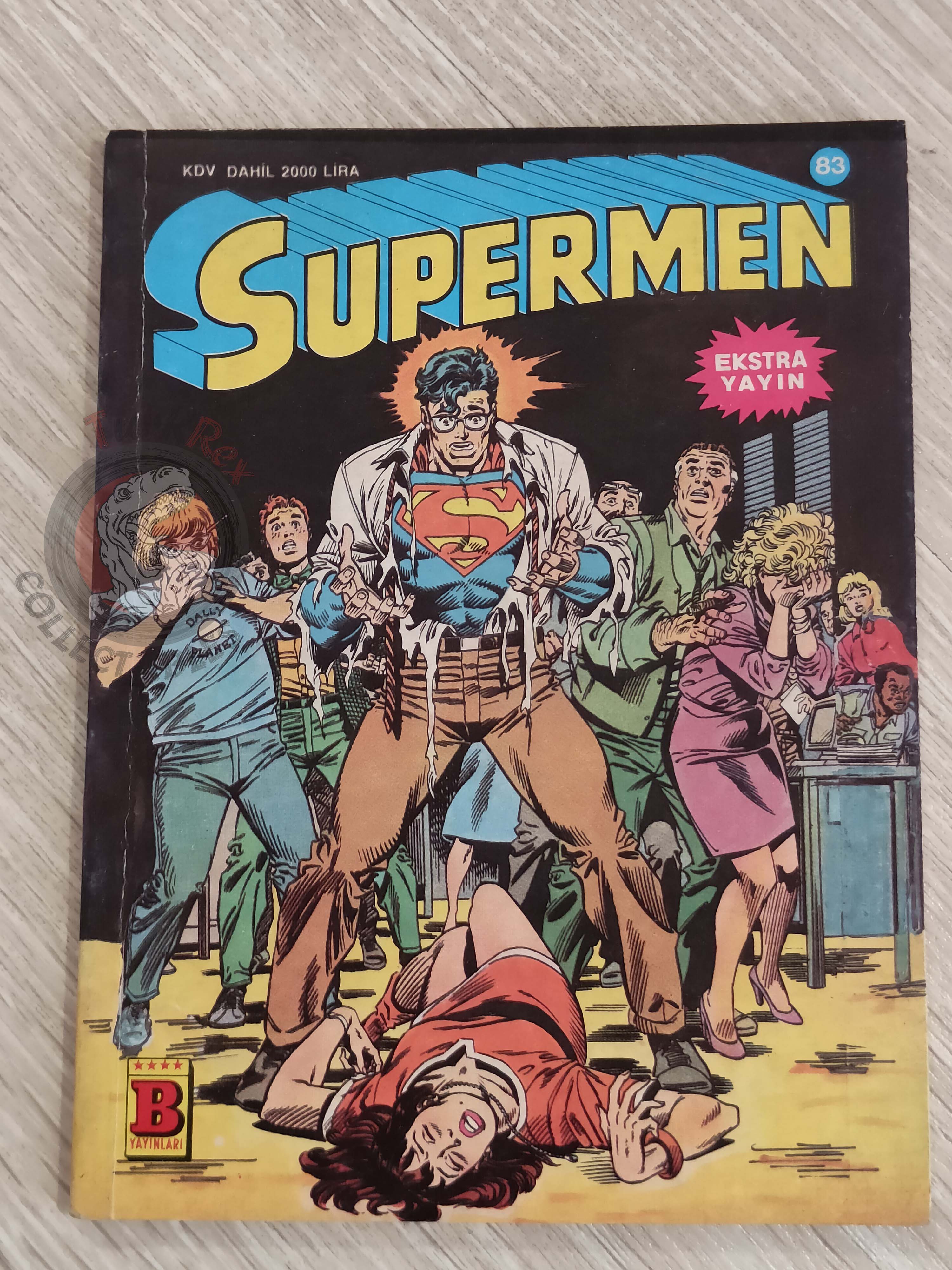 Superman #83 1991 Turkish Comic Turkey #30 Justice League of America Annual #2