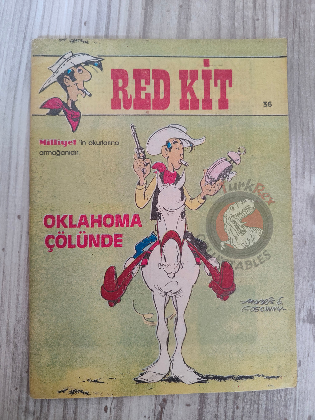 Lucky Luke #36 Ruée Sur L' Oklahoma 1988 Turkish Comic Turkey