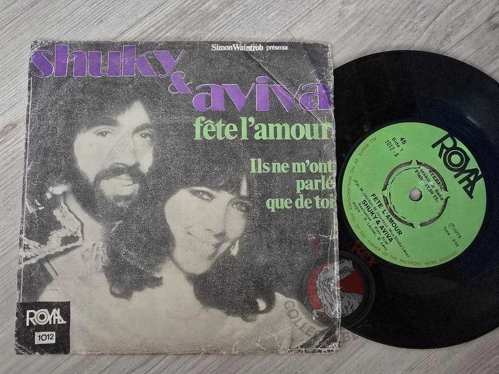 Shuky & Aviva – Fete L'Amour 7" Turkish Pressing Vinyl Turkey Edition