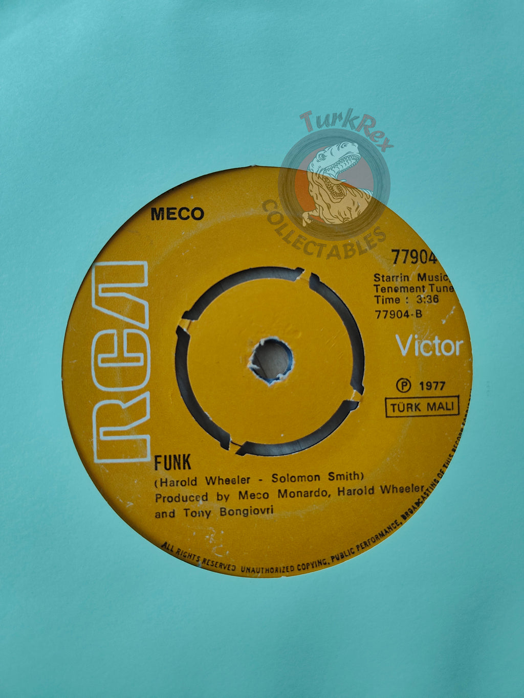 Meco – Star Wars Theme 7" Turkish Pressing Vinyl Turkey Edition
