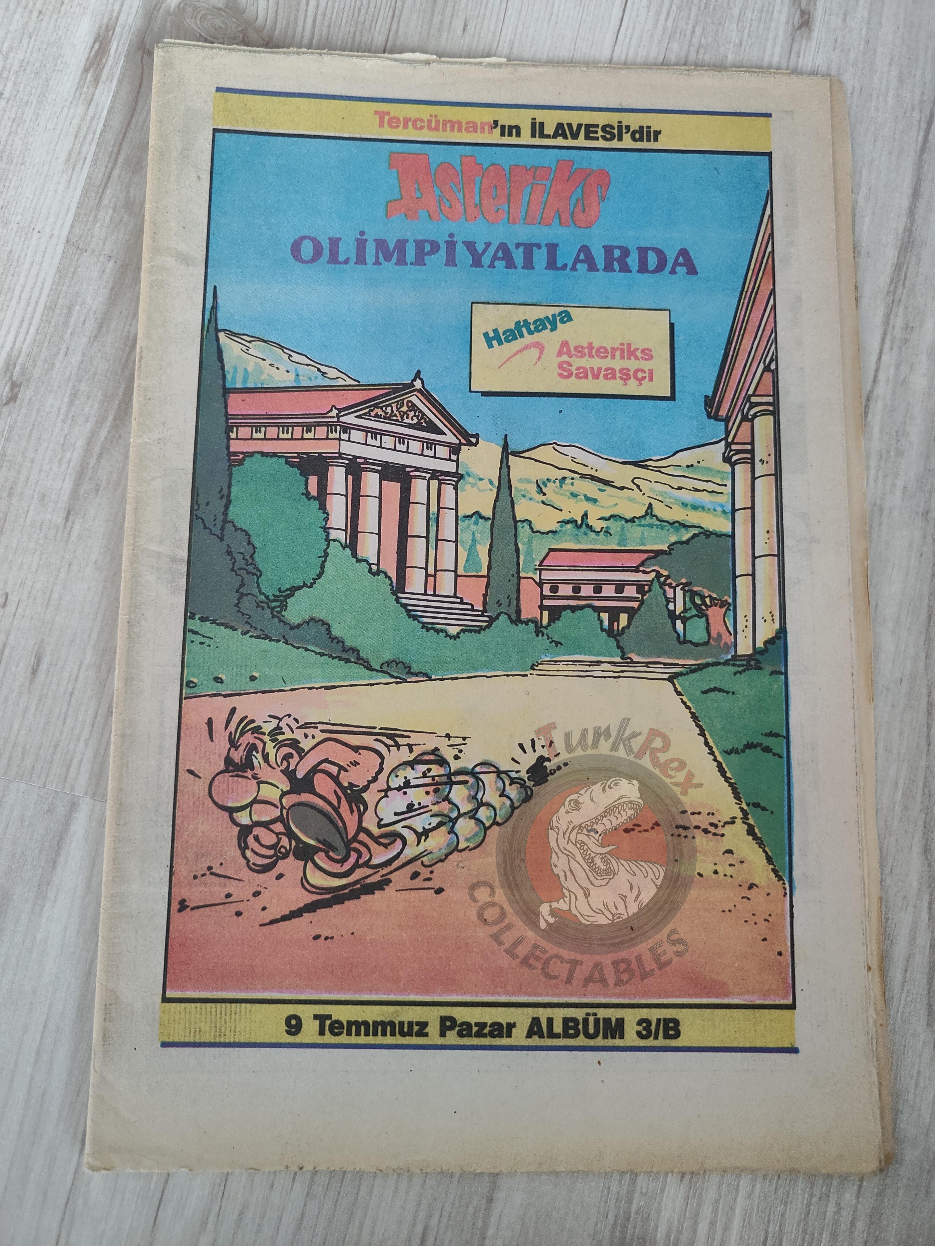 Asterix – Asterix at the Olympic Games early 90s Turkish Edition Comic Turkey