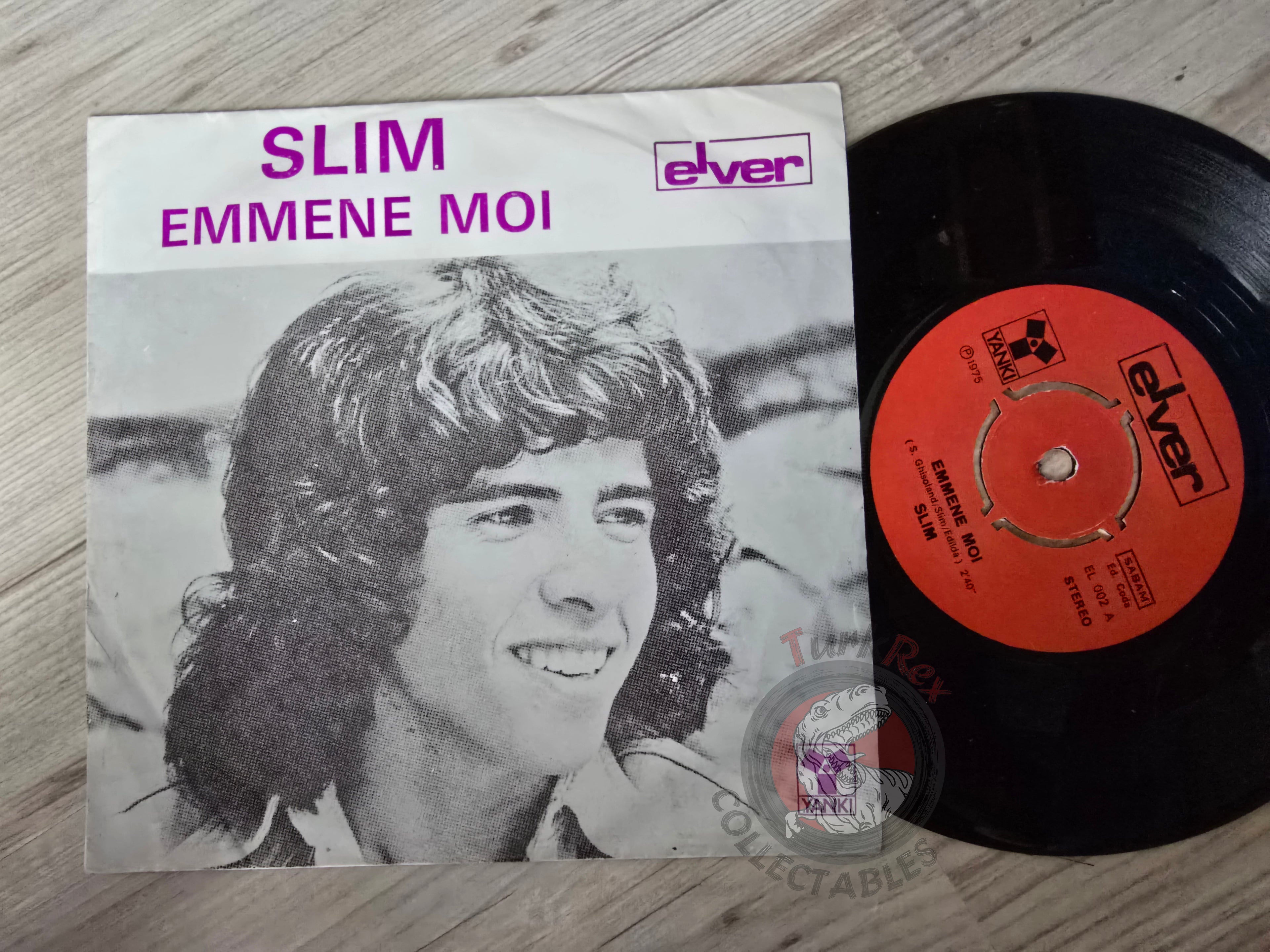 Slim – Emmène-Moi 7" Turkish Pressing Vinyl Turkey Edition