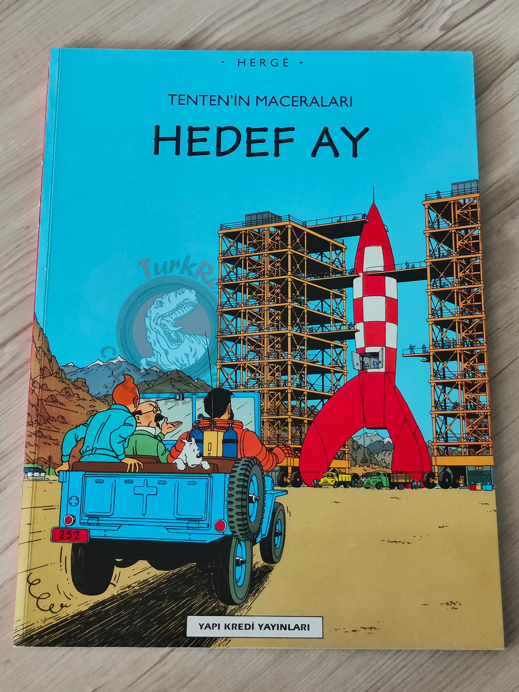 Tintin – Destination Moon 1998 Turkish Edition Comic Turkey 2nd YKY