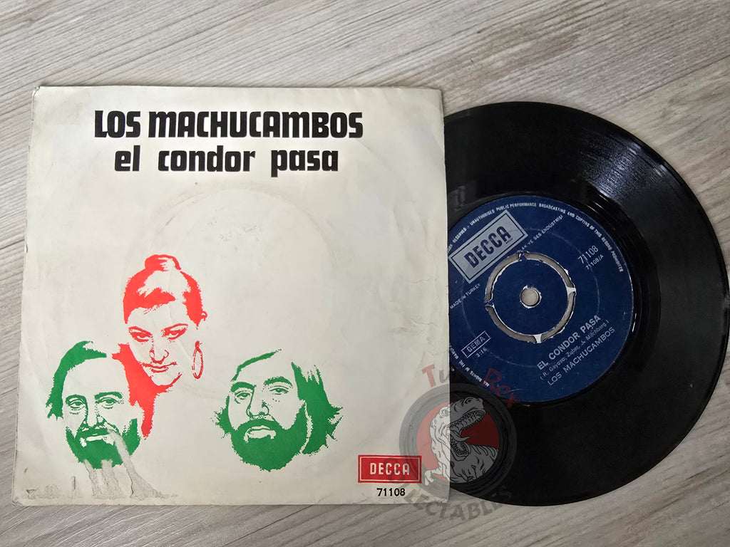 Los Machucambos – El Condor Pasa 7" Turkish Pressing Vinyl Turkey Edition