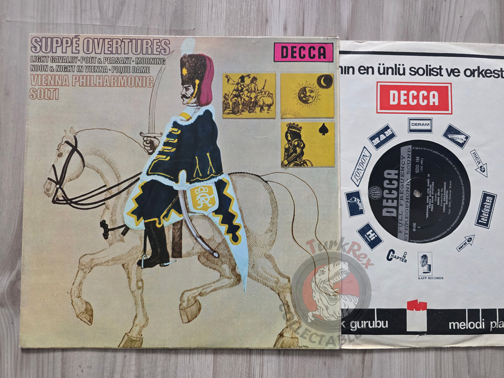Suppé, Georg Solti – Overtures Turkish Pressing Vinyl Turkey Edition