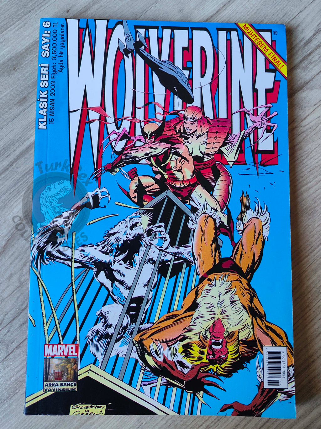 Wolverine #6 2003 Turkish Comic Turkey #44 #45 #46 #47 X-Men