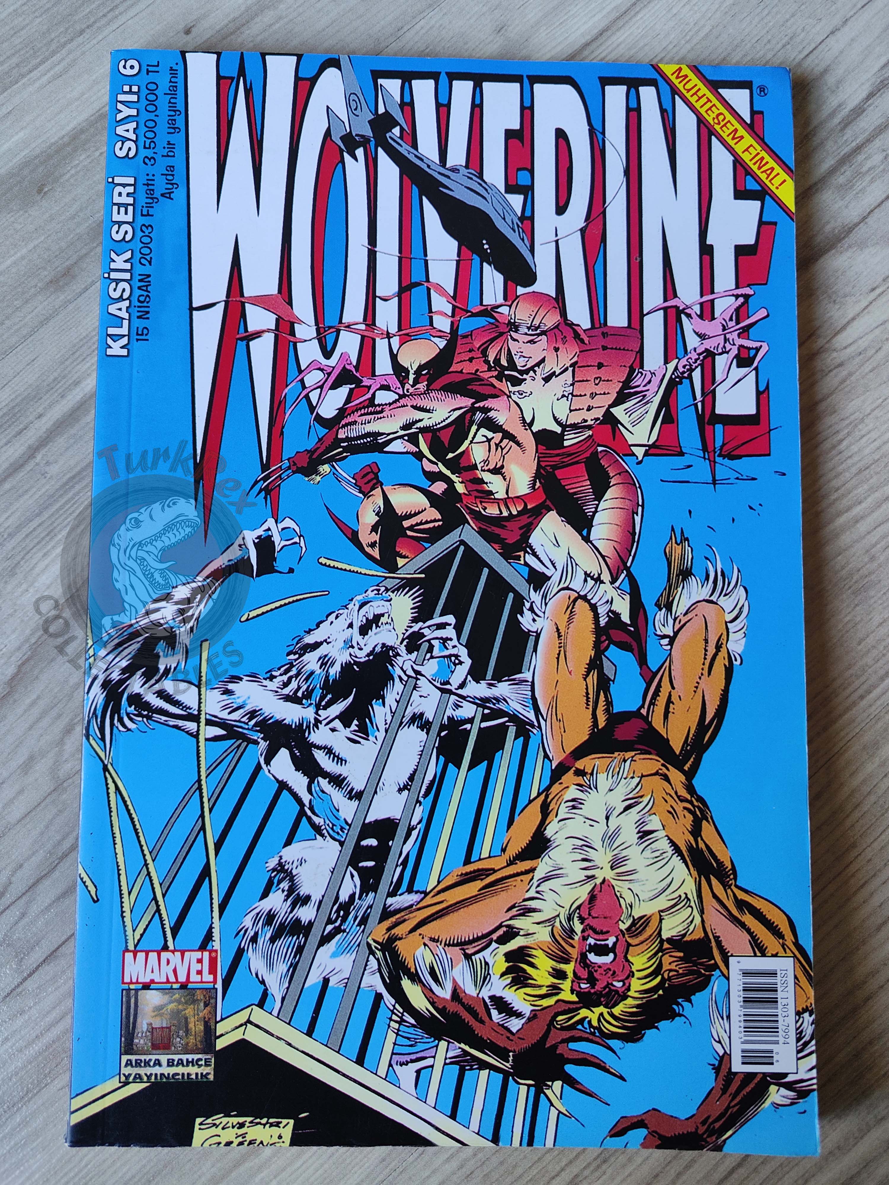 Wolverine #6 2003 Turkish Comic Turkey #44 #45 #46 #47 X-Men