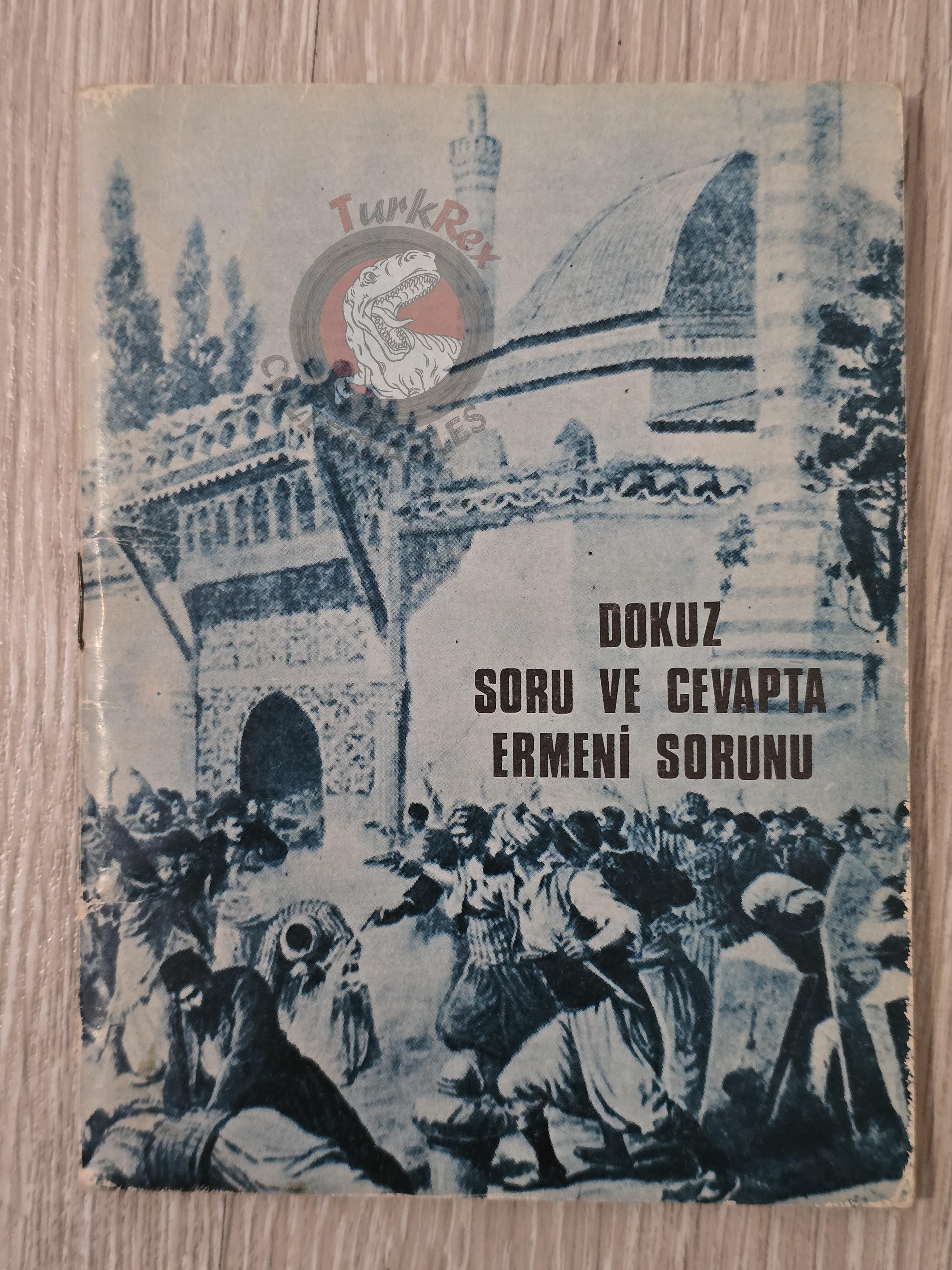 The Armenian Question in Nine Questions and Answers 1980s Turkish Book Turkey Armenia