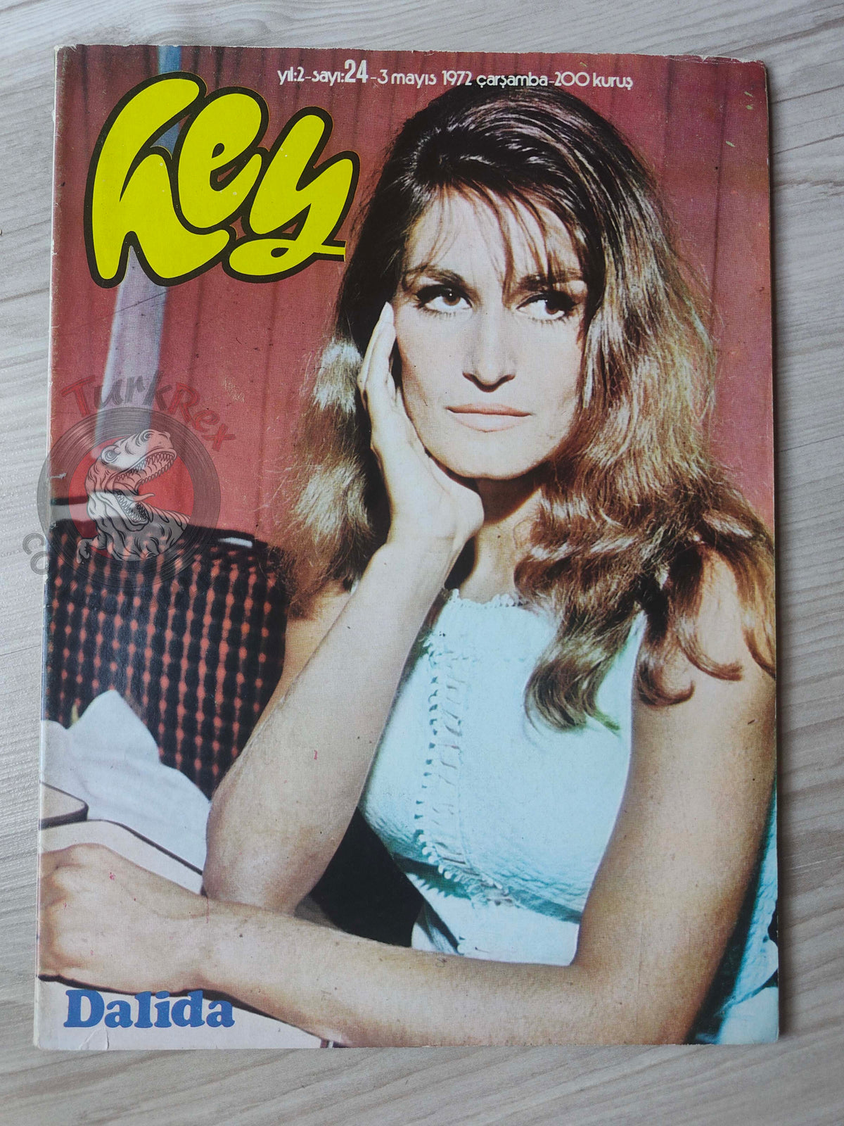 Hey 1972 Dalida Turkish Mag Turkey The Doors Led Zeppelin  Aphrodite’s Child T. Rex.