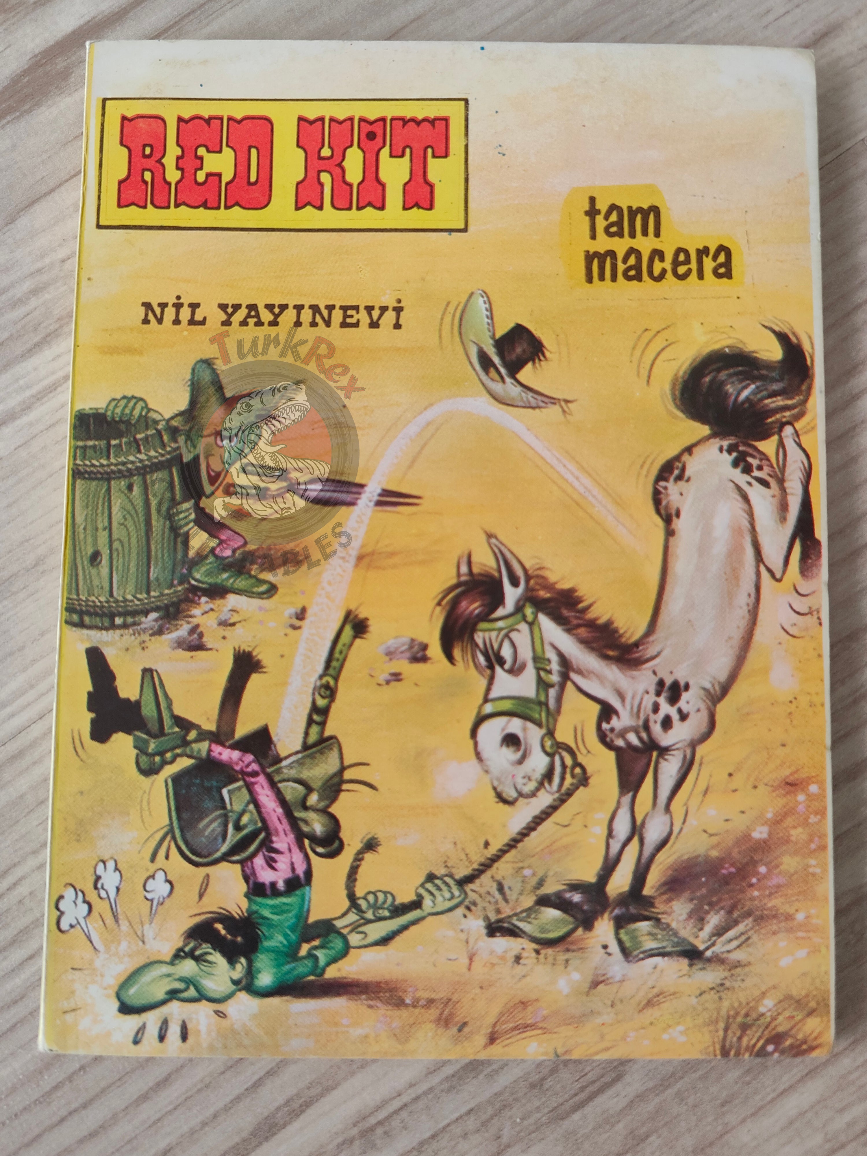 Lucky Luke - Des barbelés sur la prairie 1980s Turkish Comic Turkey