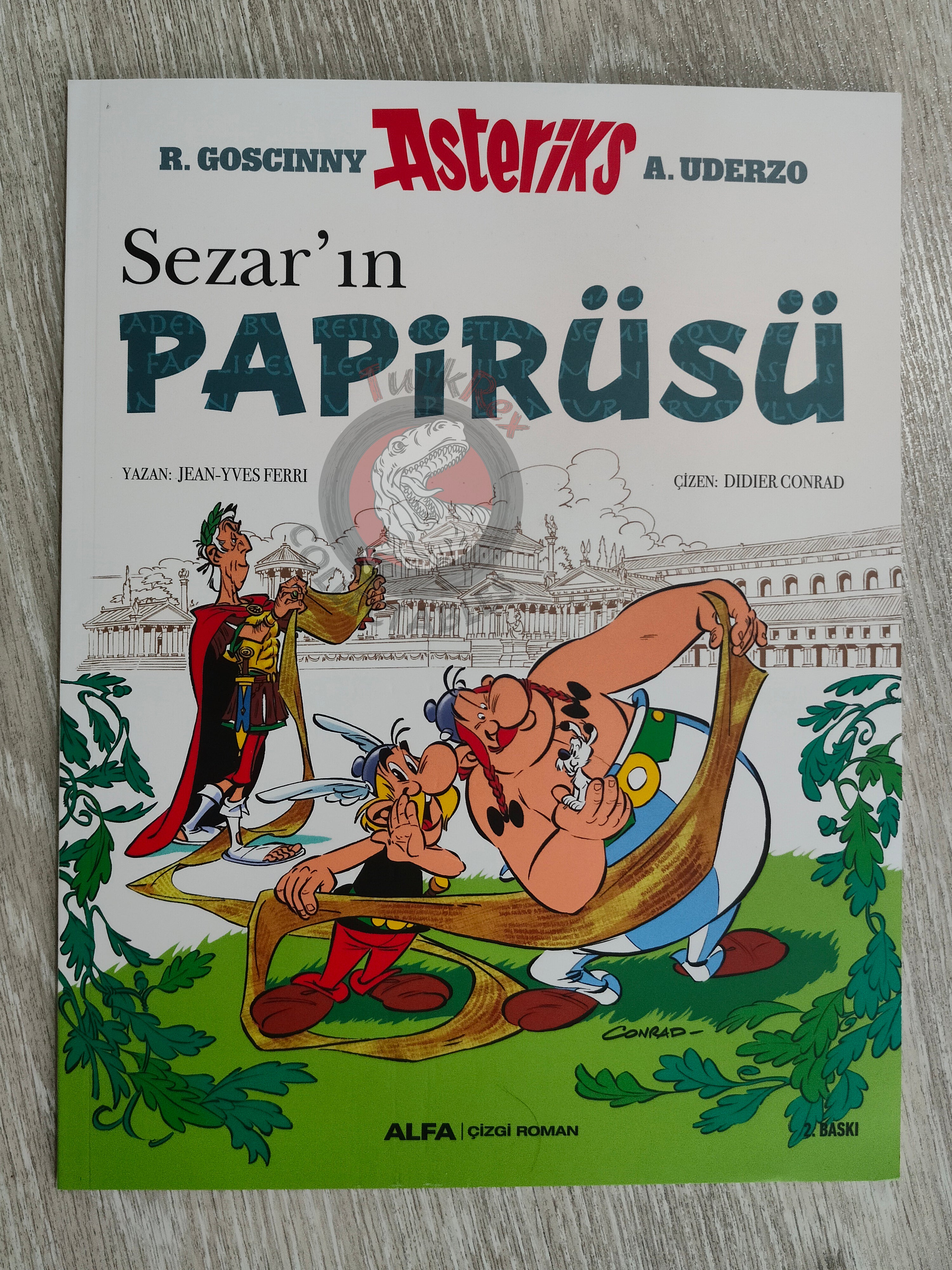 Asterix – Asterix and the Missing Scroll 2022 Turkish Edition Comic Turkey