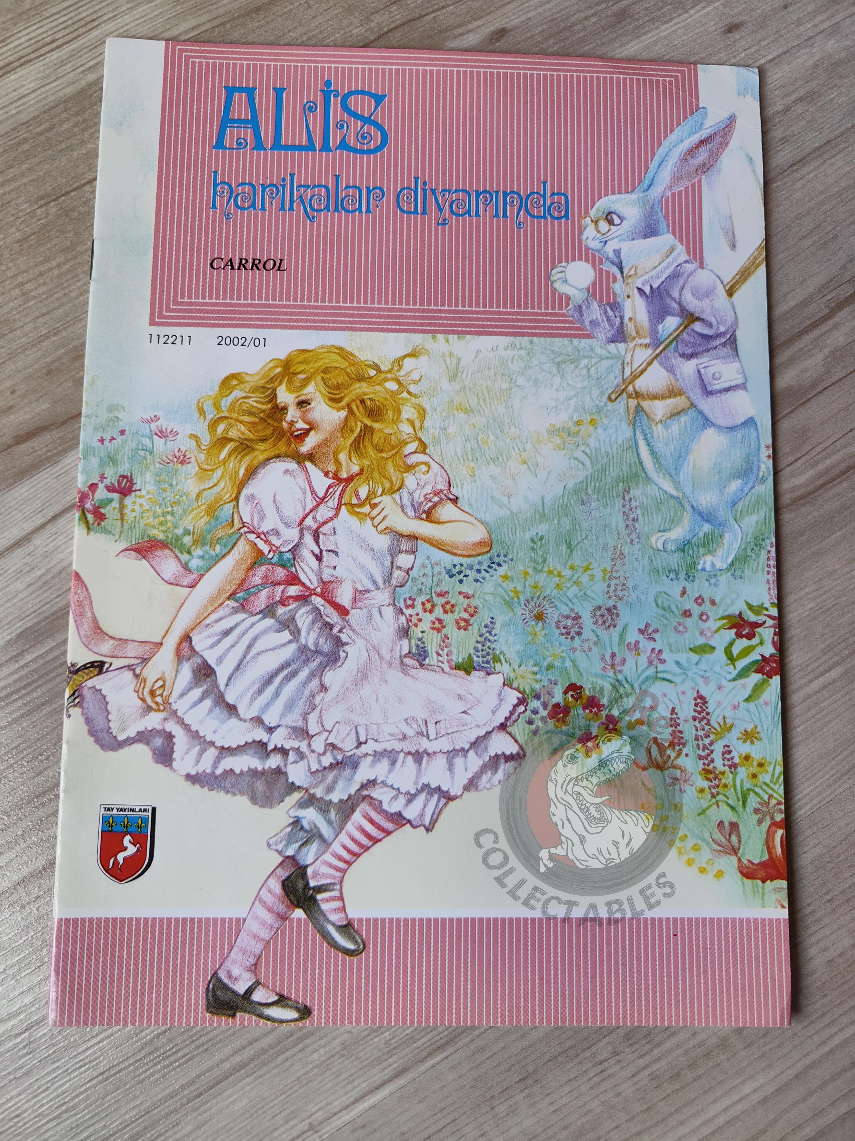 Lewis Carroll – Alice in Wonderland 2002 Turkish Book Turkey Illustrated Serenella Del Vita