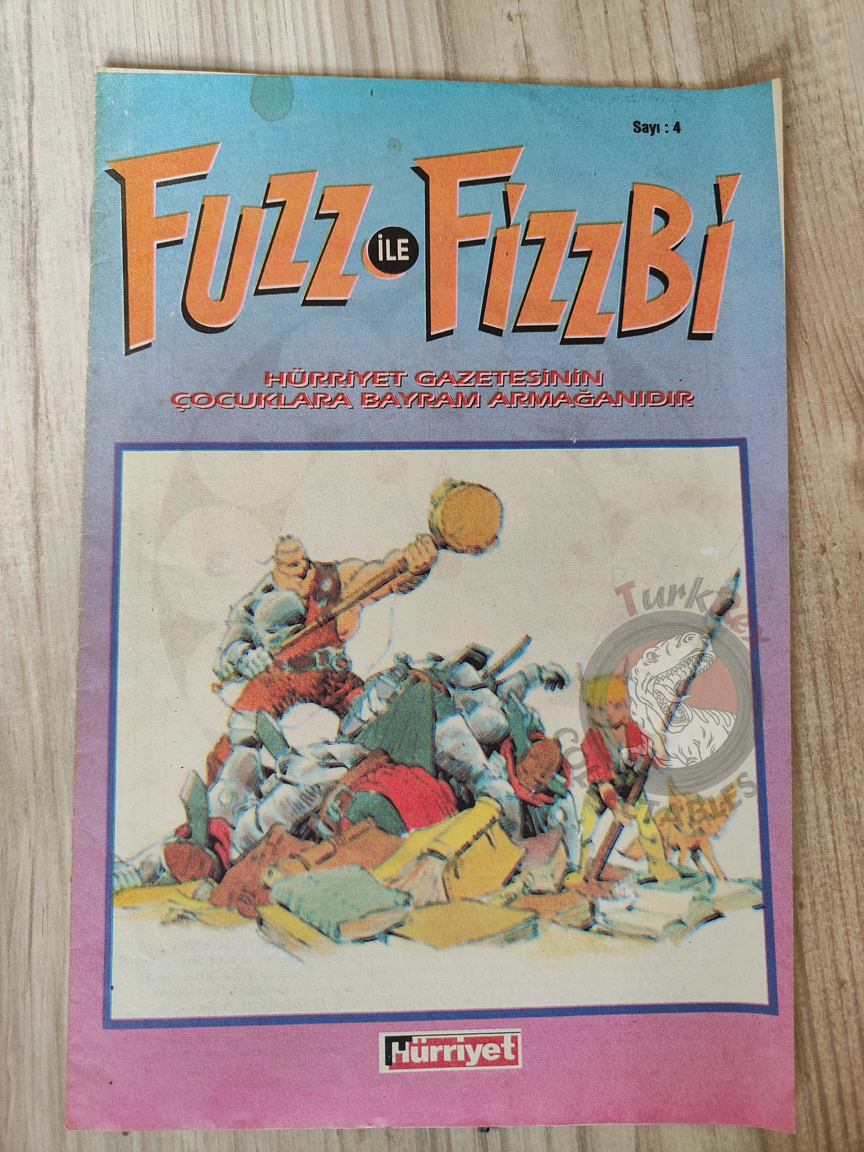 Fuzz et Fizzbi #4 1990s Turkish Comic Turkey Newspaper Giveaway