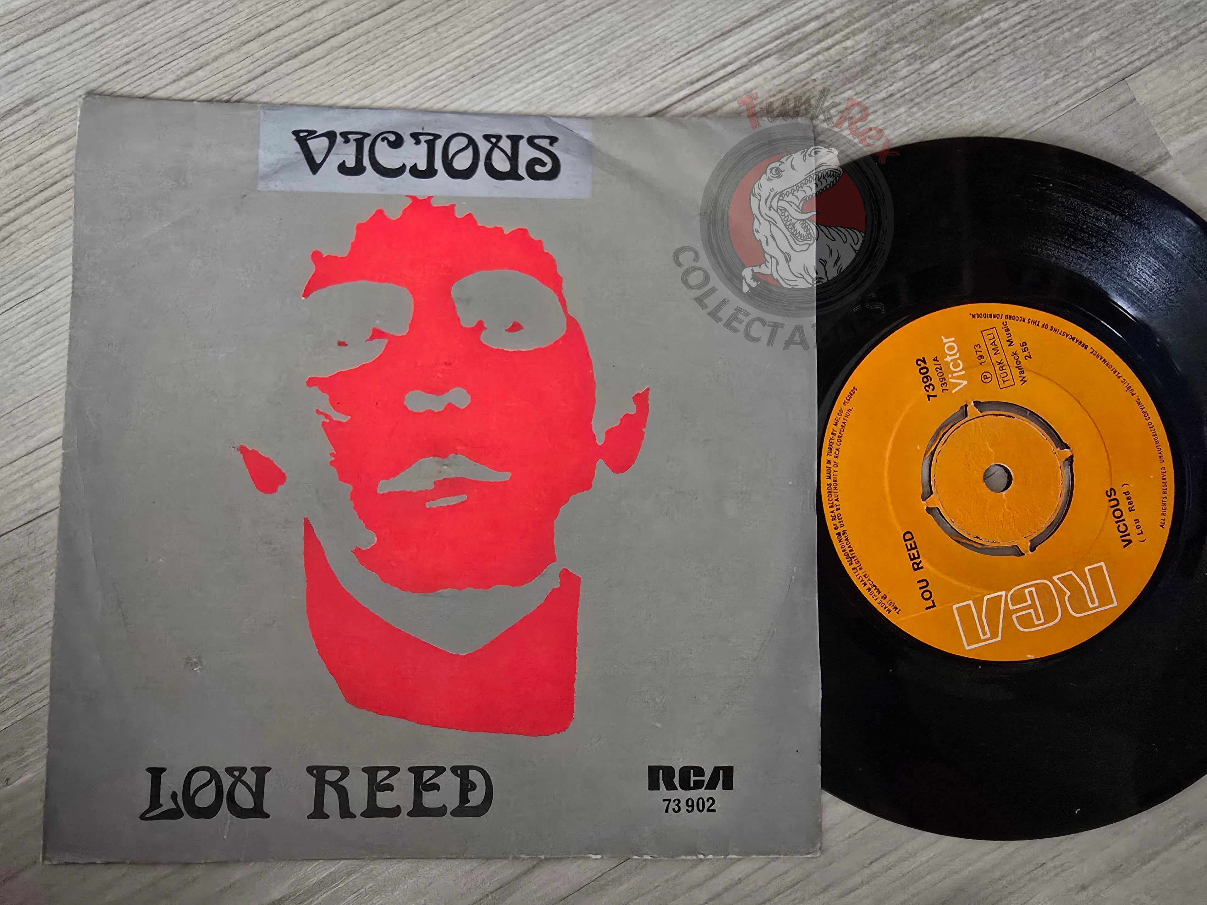 Lou Reed - Vicious 7" Turkish Pressing Vinyl Turkey Edition