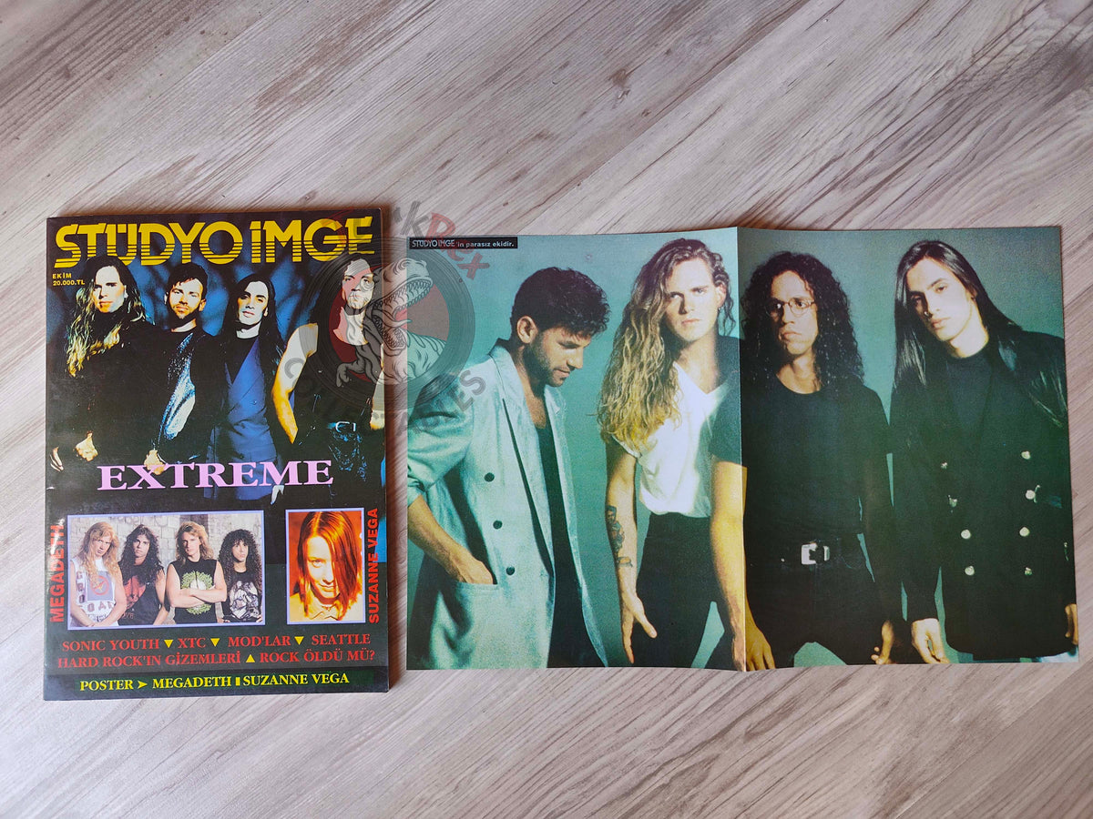 Stüdyo İmge 1992 Megadeth Turkish Mag Turkey Extreme Suzanne Vega Sonic Youth XTC