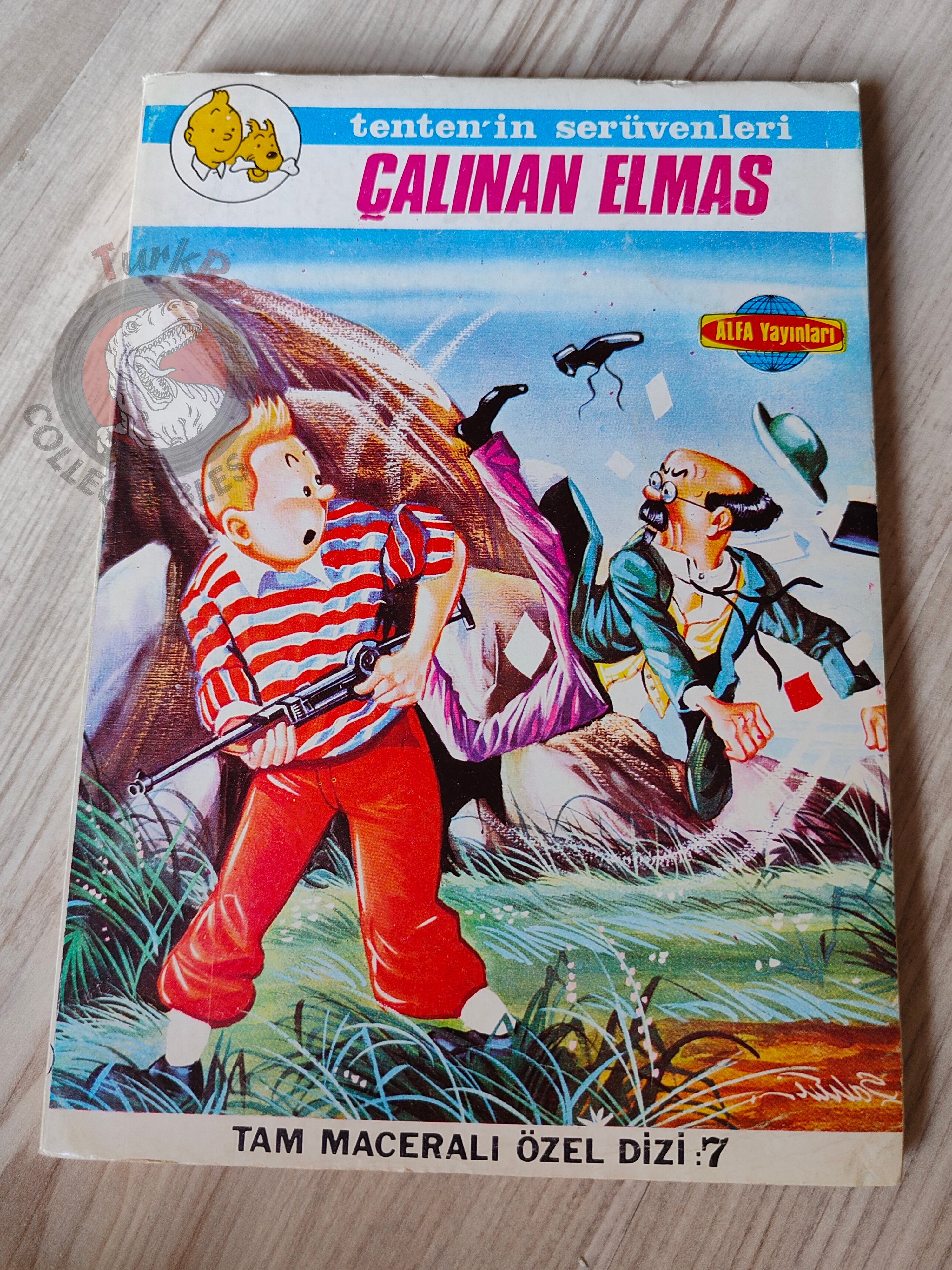 Tintin – The Castafiore Emerald early 1980s Turkish Edition Comic Turkey 1