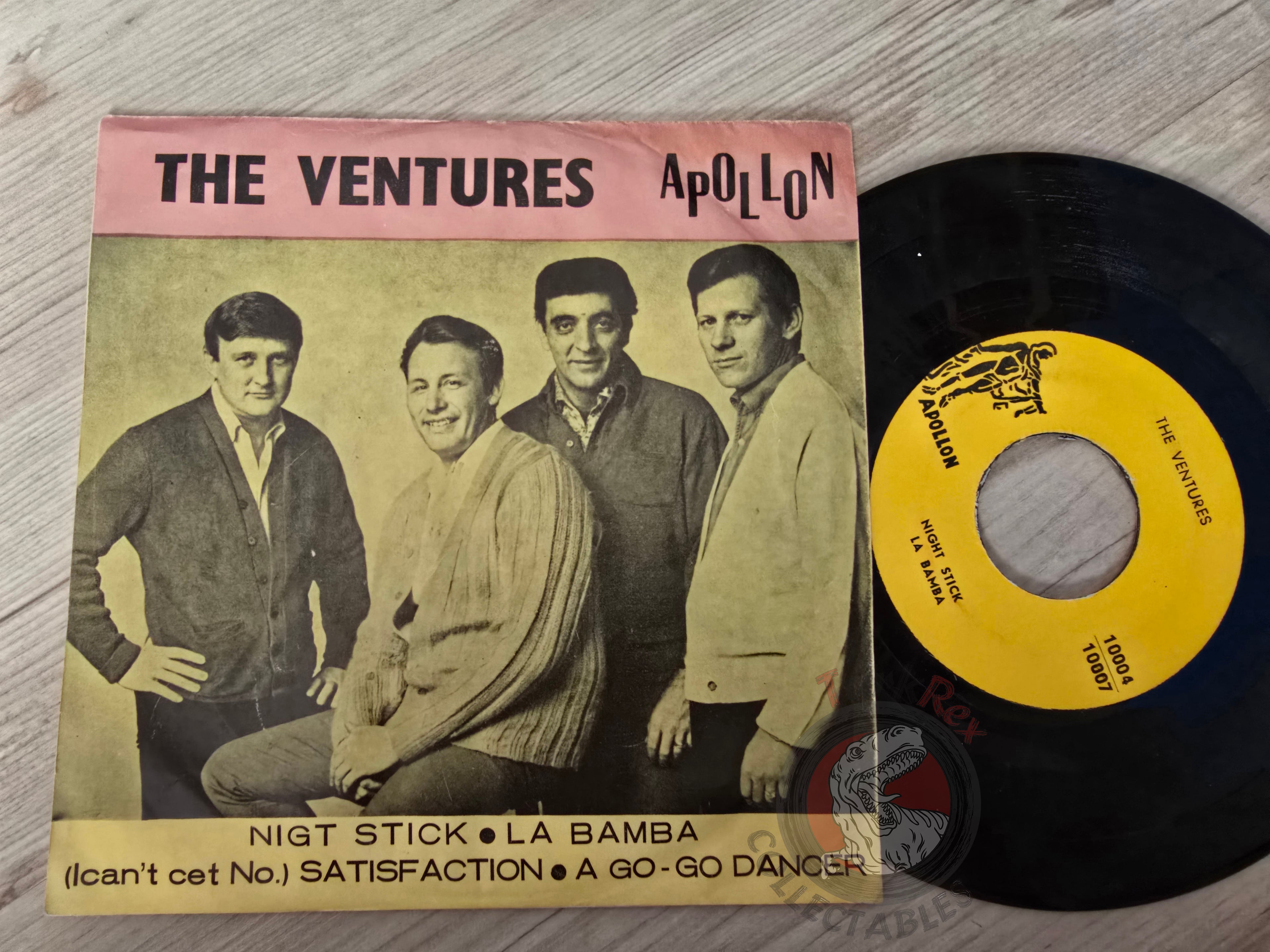 The Ventures – Night Stick / La Bamba 7" Iran Pressing Vinyl Iranian Edition 1