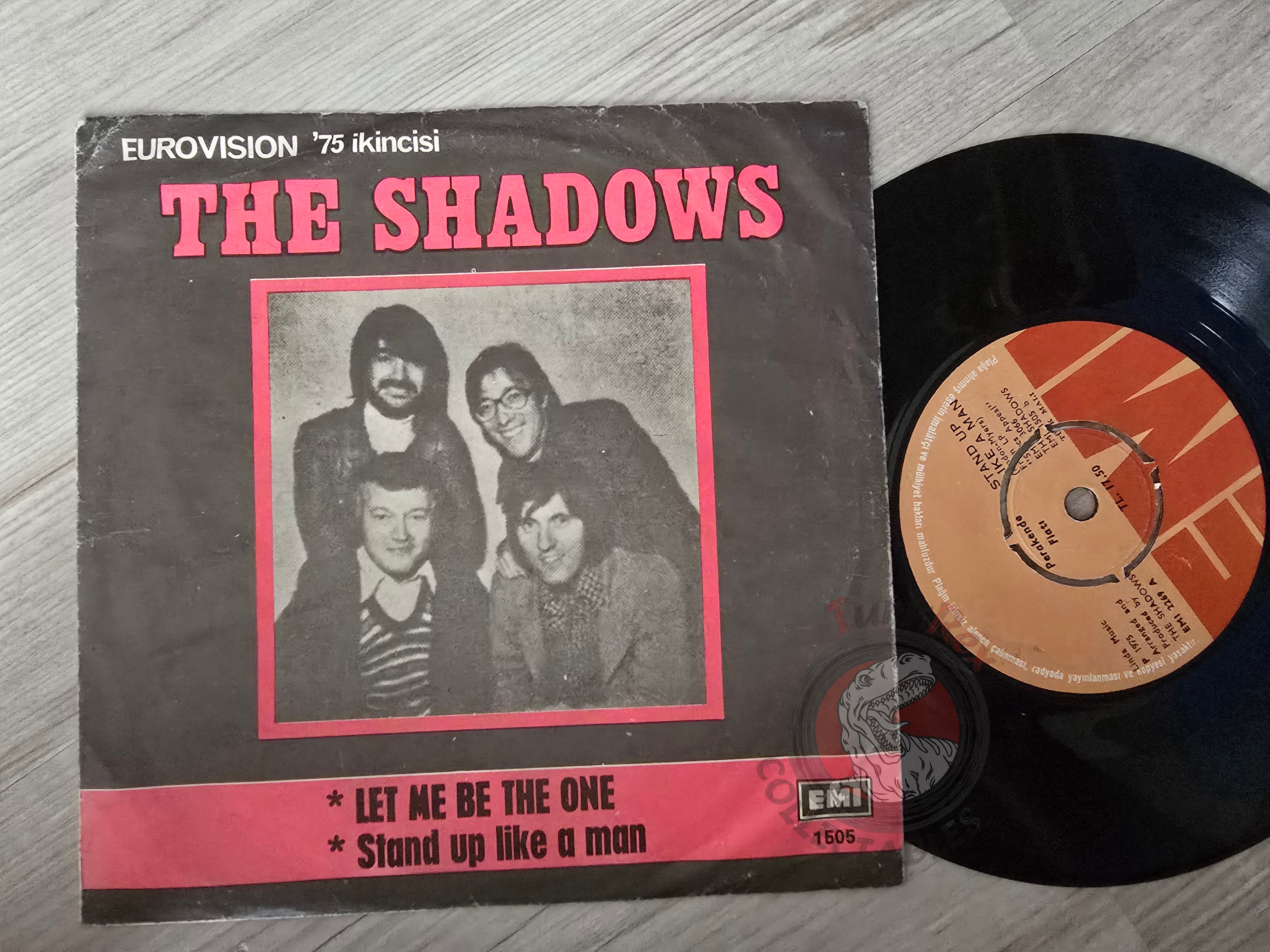 The Shadows – Let Me Be The One 7" Turkish Pressing Vinyl Turkey Edition Eurovision