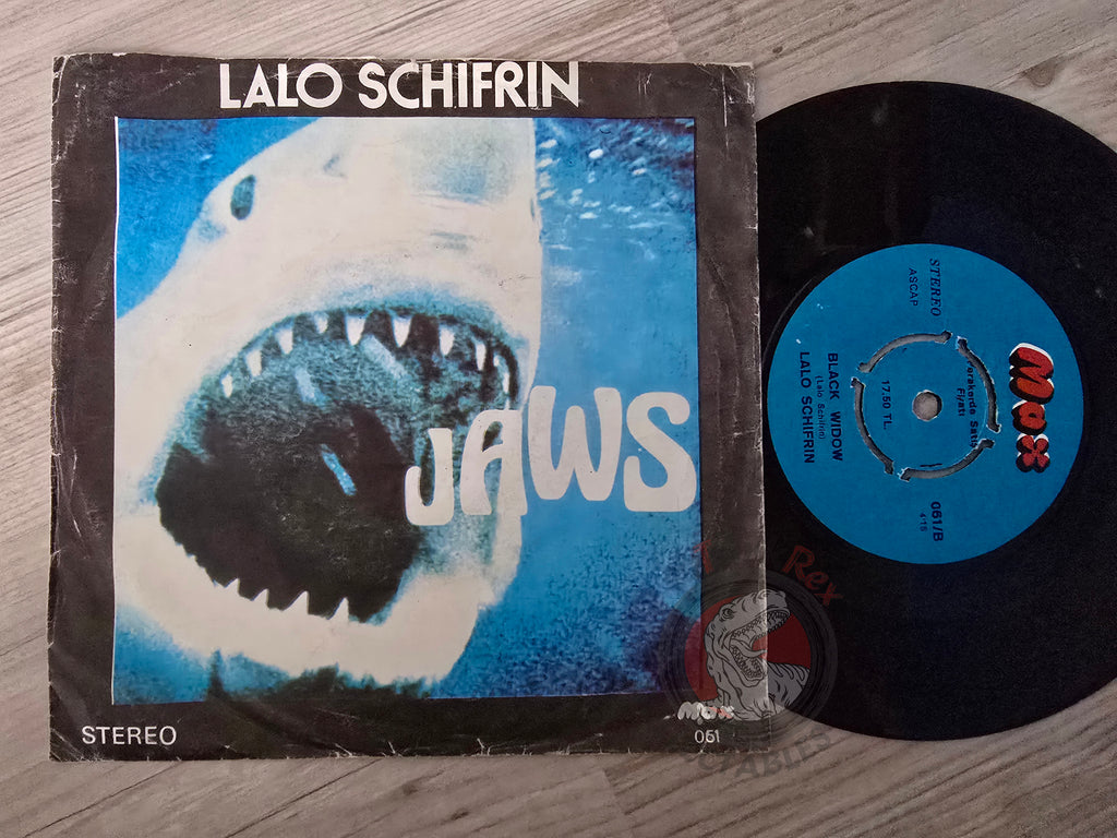 Lalo Schifrin – Jaws OST 7" Turkish Pressing Vinyl Turkey Edition