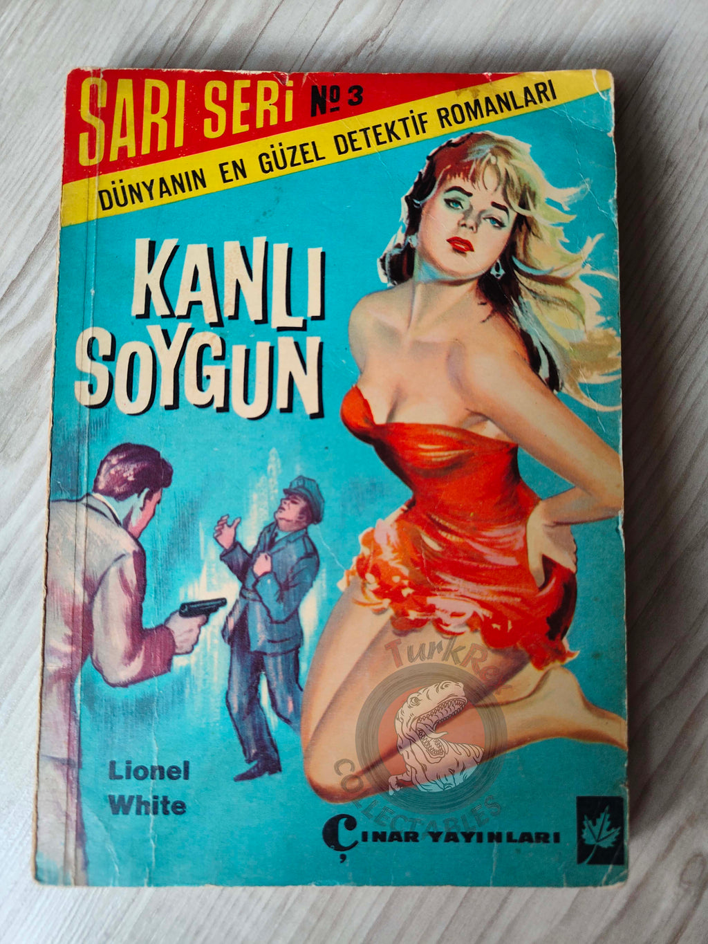 Lionel White – The Big Caper 1966 1st Turkish Book Turkey