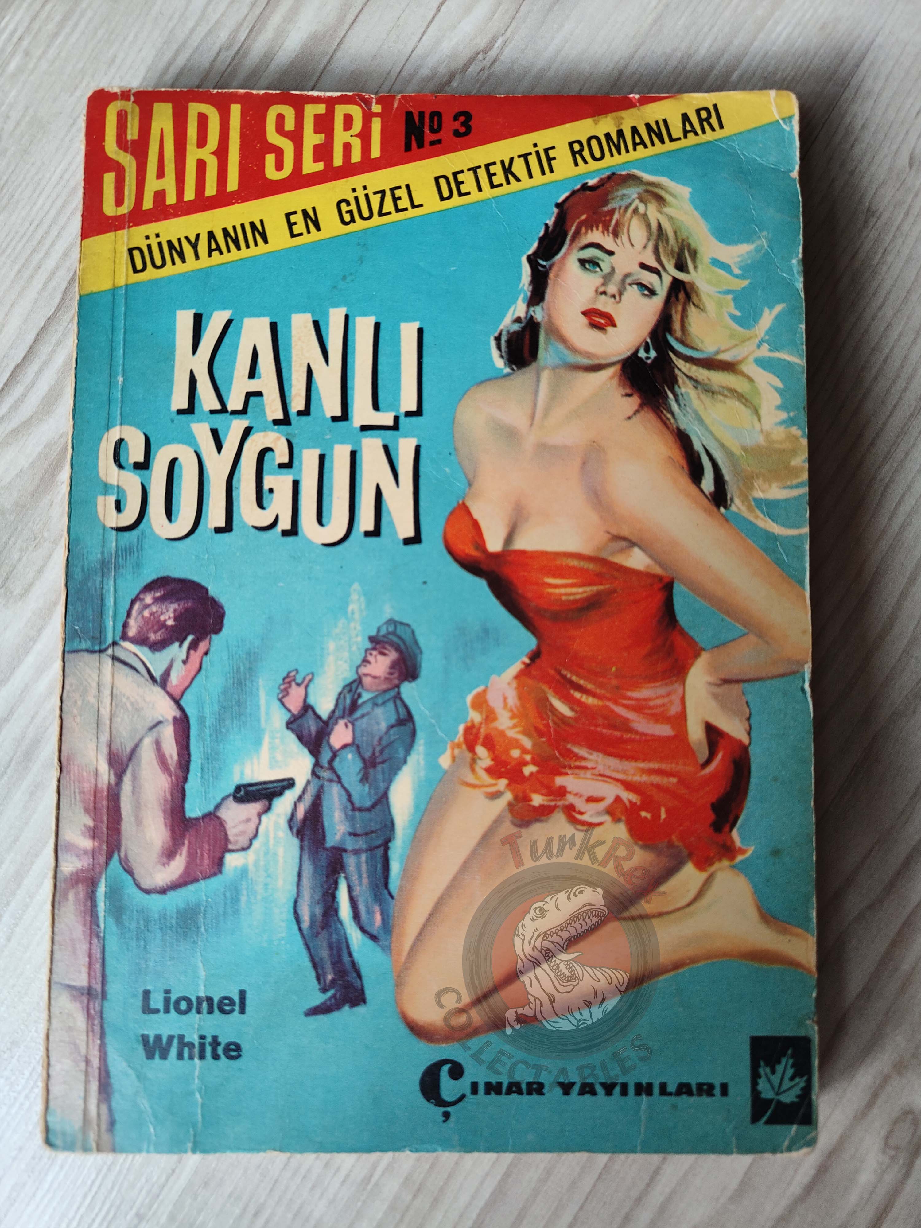 Lionel White – The Big Caper 1966 1st Turkish Book Turkey