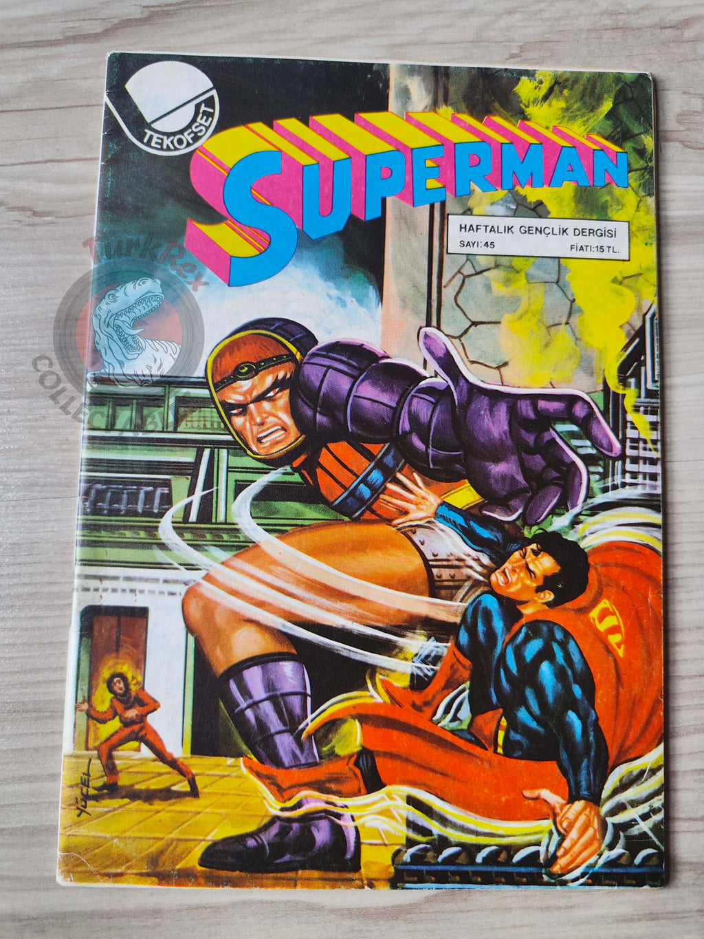 Superman #45 1980 Turkish Comic Turkey #313 #314