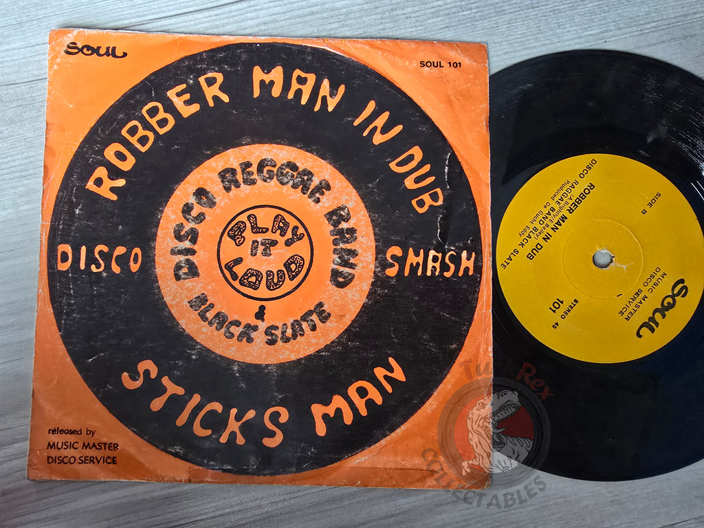 Disco Reggae Band & Black Slate – Sticks Man 7" Turkish Pressing Vinyl Turkey Edition