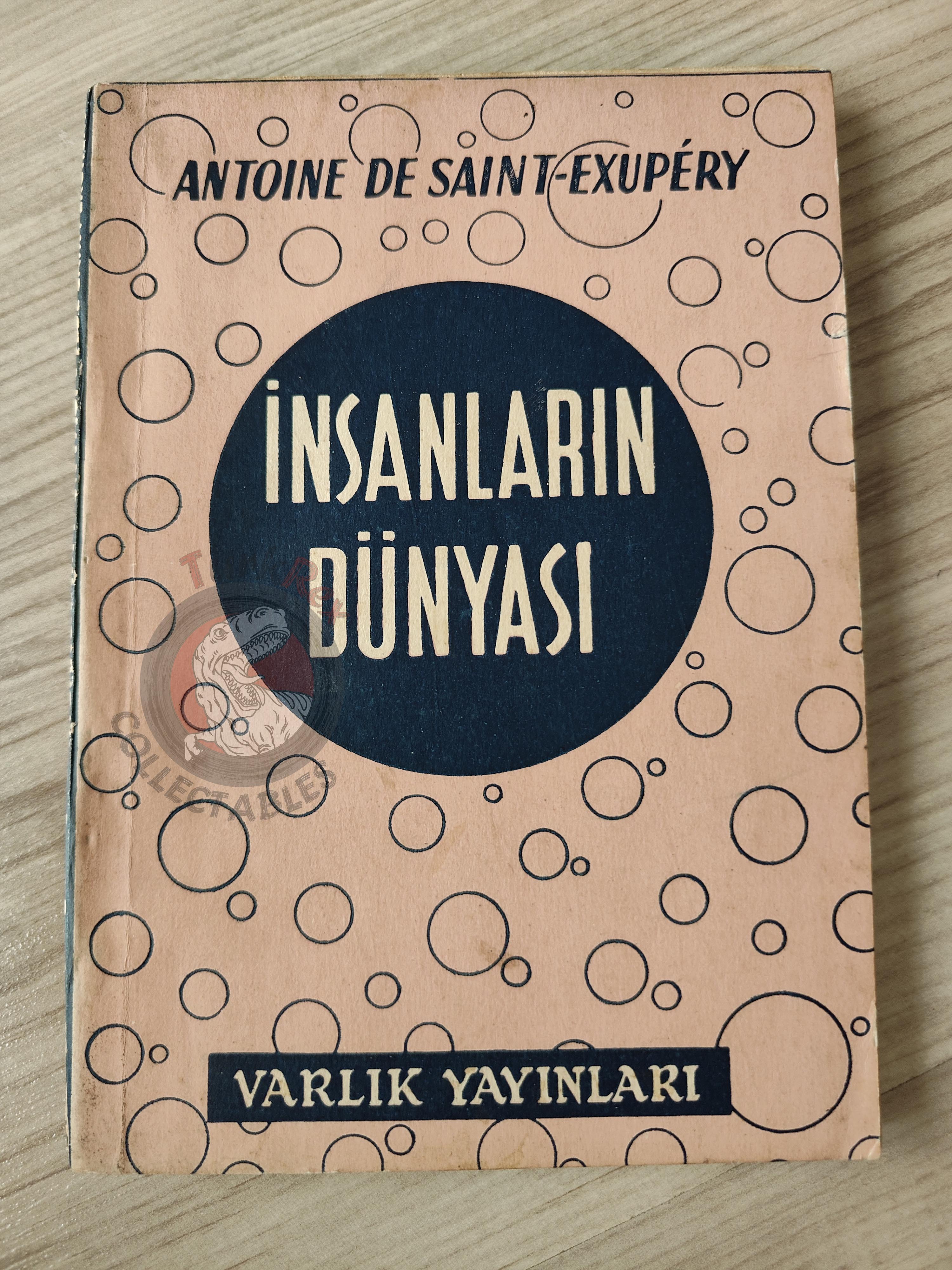 Antoine de Saint-Exupéry – Terre des Hommes 1954 Turkish Book Turkey