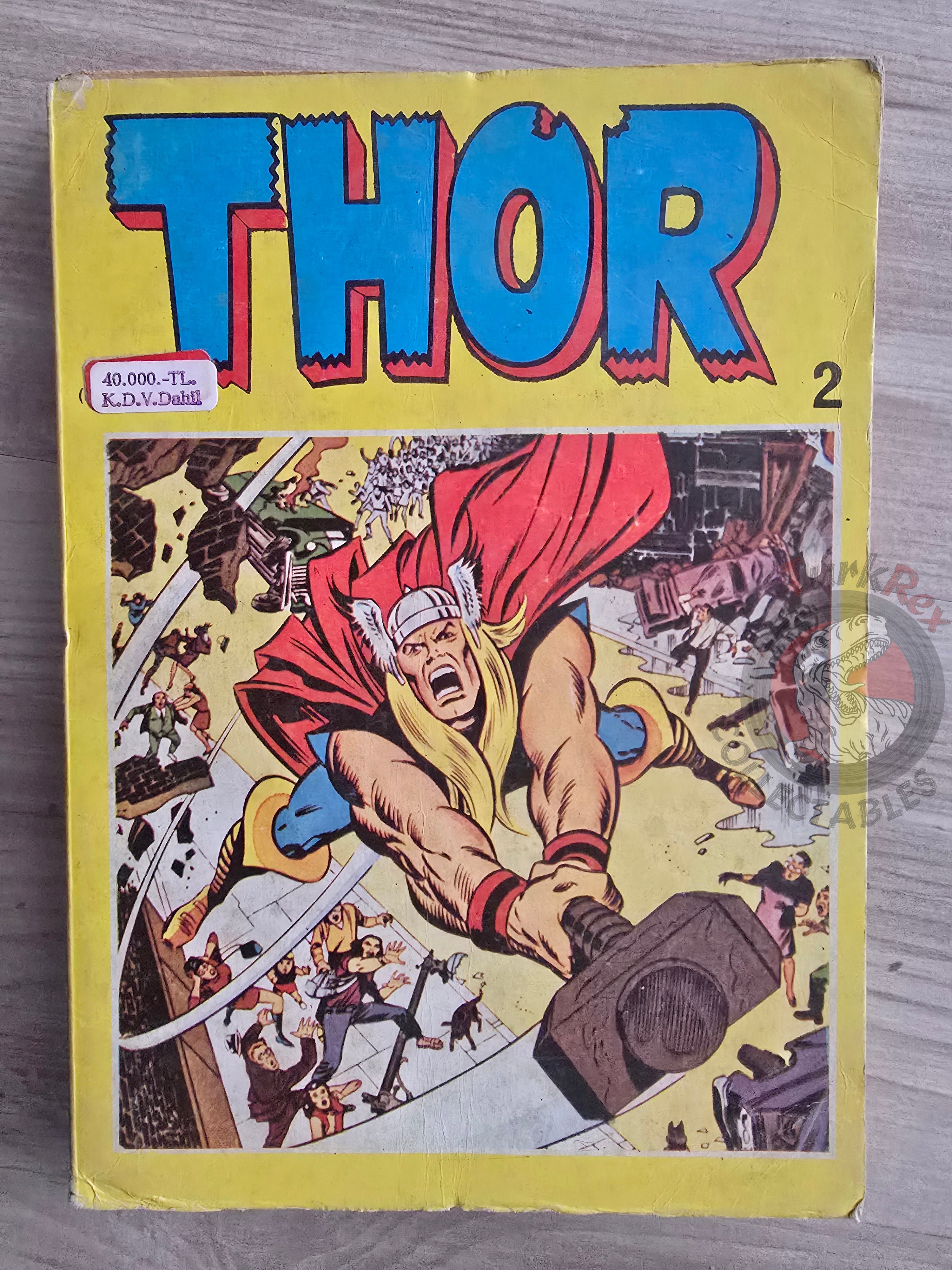 Thor Vol #2 1987 Turkish Comic Turkey The Mighty Thor #188–196 cover #180