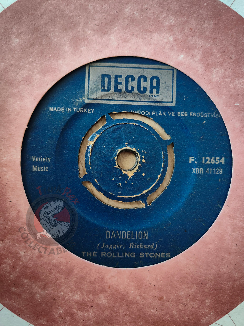 The Rolling Stones – We Love You / Dandelion 7" Turkish Pressing Vinyl Turkey Edition